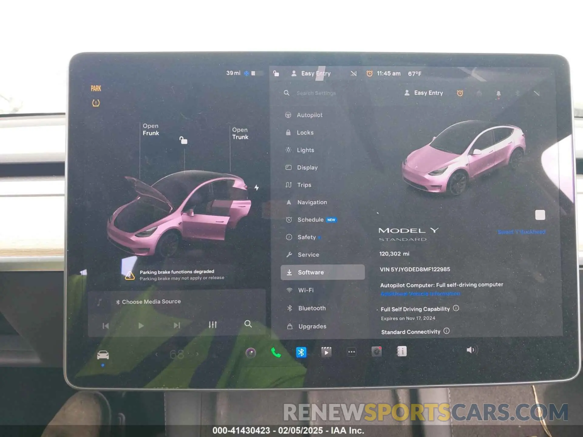 17 Фотография поврежденного автомобиля 5YJYGDED8MF122985 TESLA MODEL Y 2021