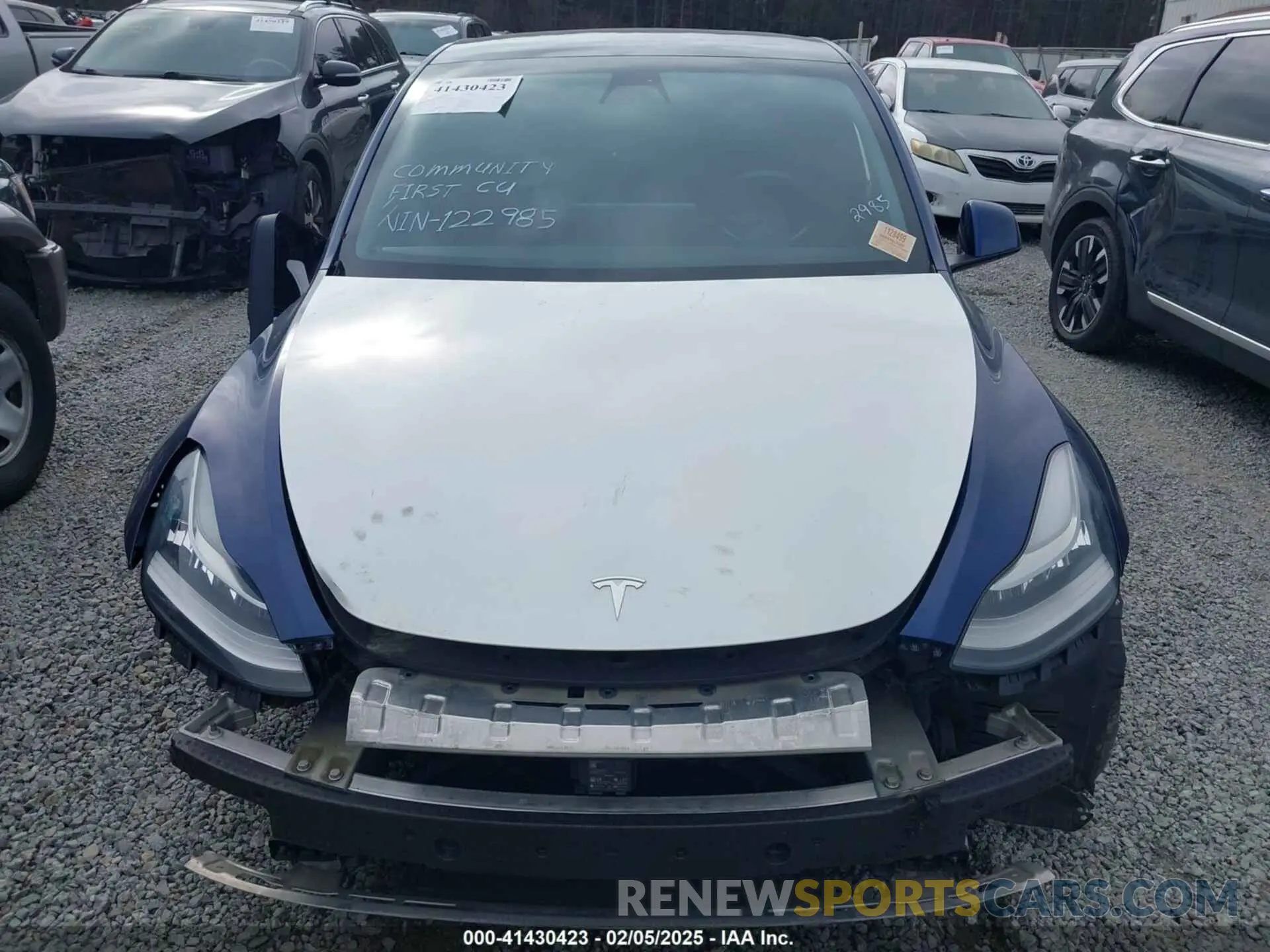 6 Фотография поврежденного автомобиля 5YJYGDED8MF122985 TESLA MODEL Y 2021