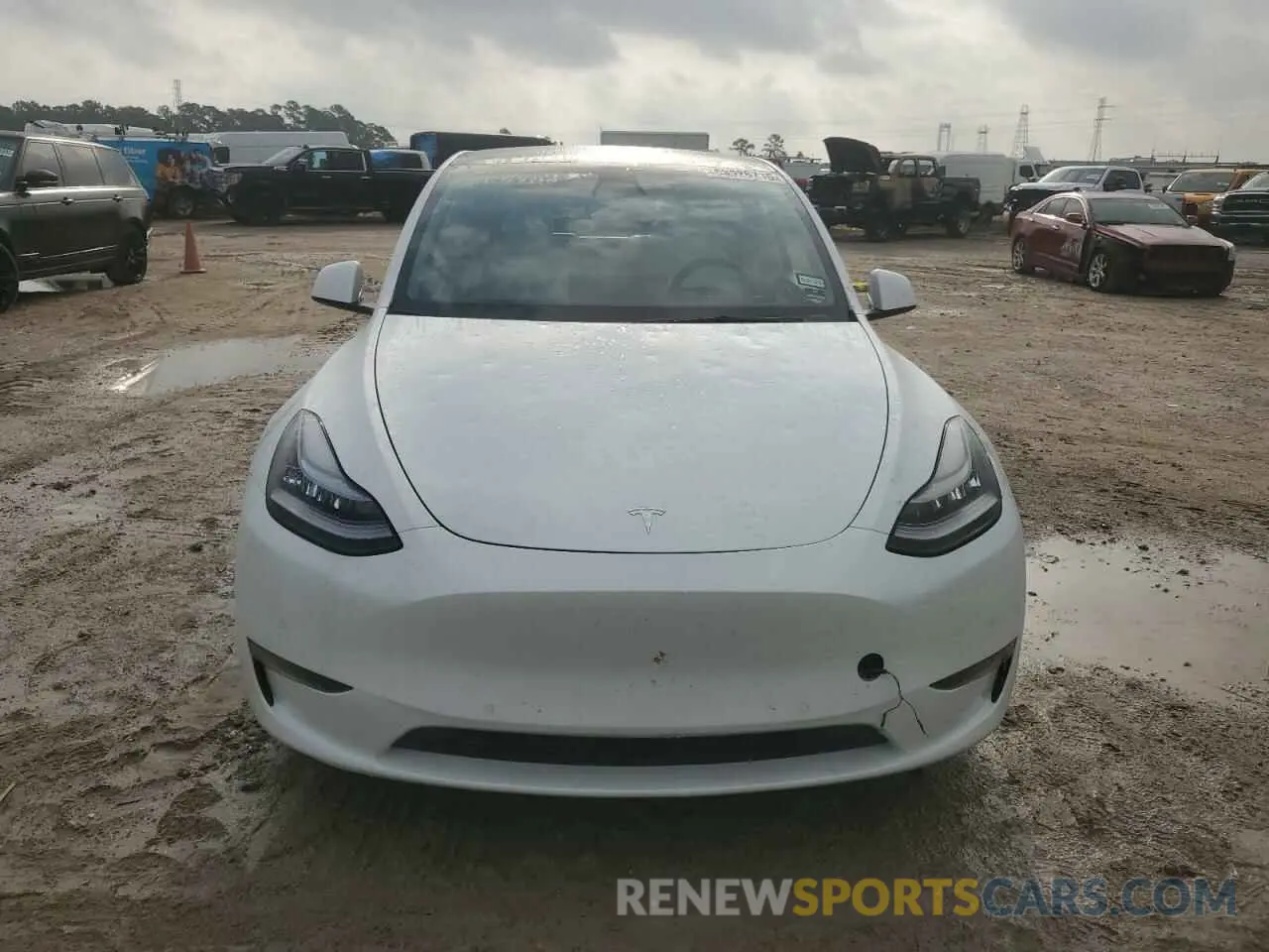 5 Фотография поврежденного автомобиля 5YJYGDEDXMF107128 TESLA MODEL Y 2021