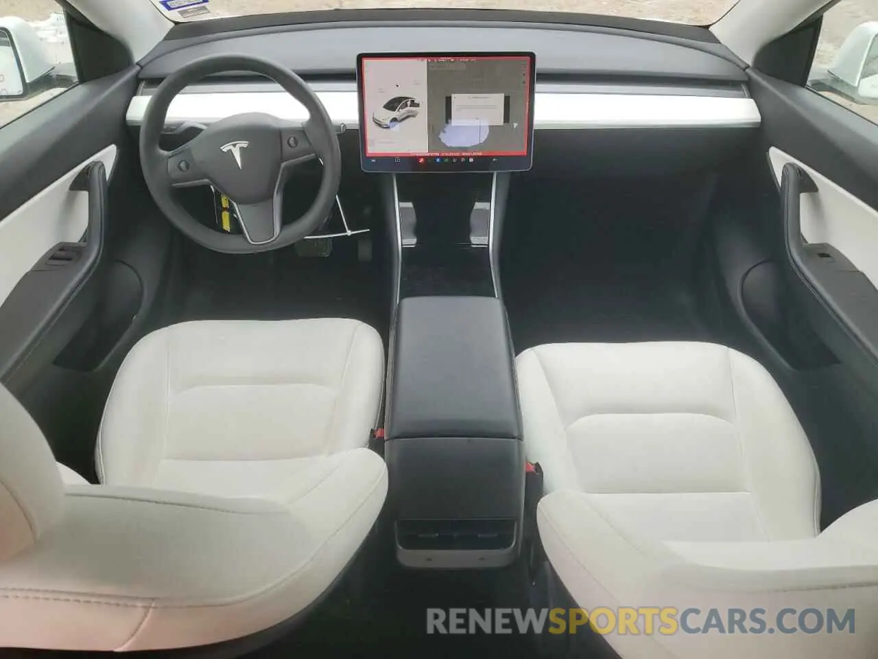 8 Фотография поврежденного автомобиля 5YJYGDEDXMF107128 TESLA MODEL Y 2021