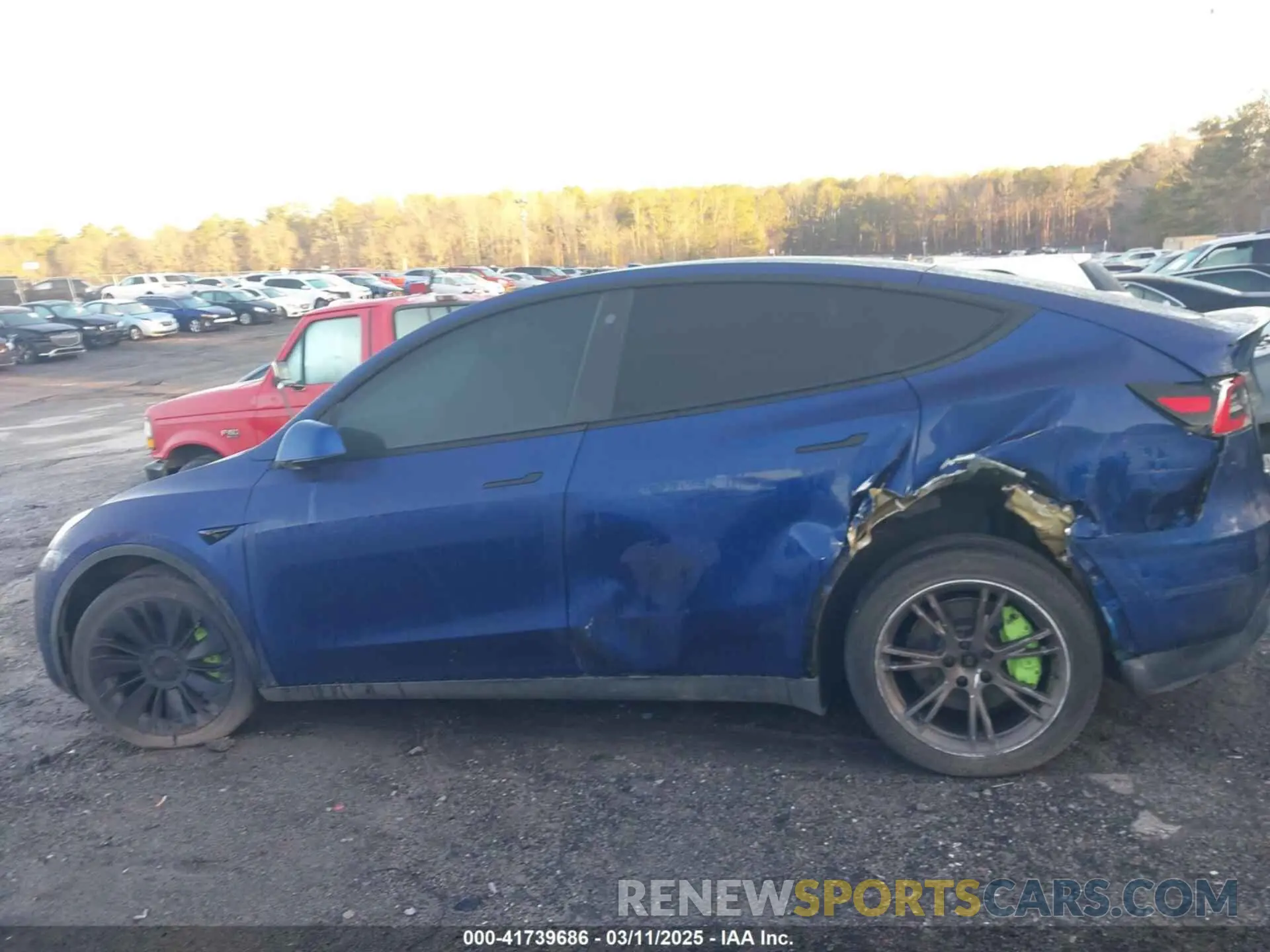 13 Фотография поврежденного автомобиля 5YJYGDEE0MF066727 TESLA MODEL Y 2021