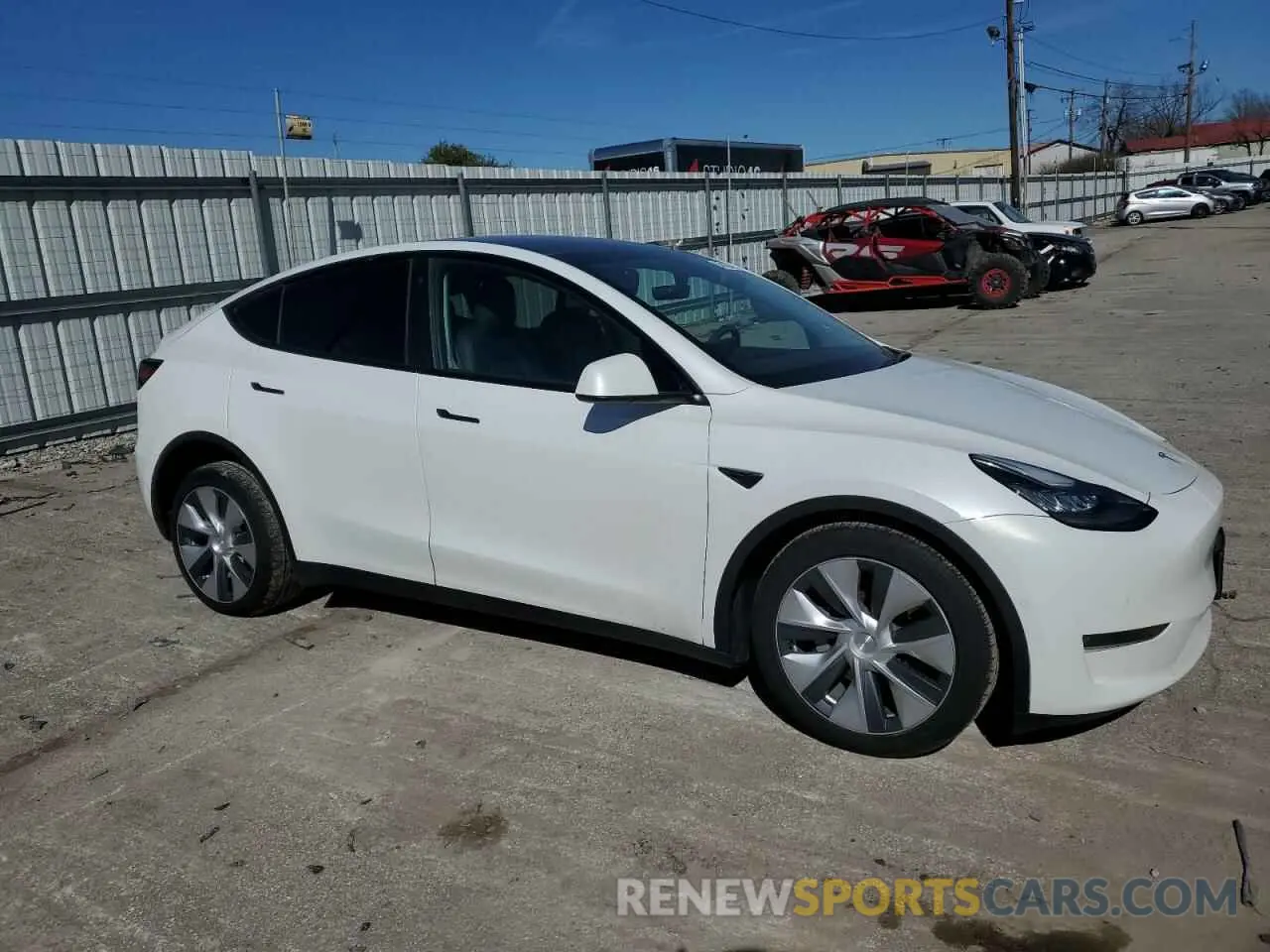 4 Фотография поврежденного автомобиля 5YJYGDEE0MF077789 TESLA MODEL Y 2021