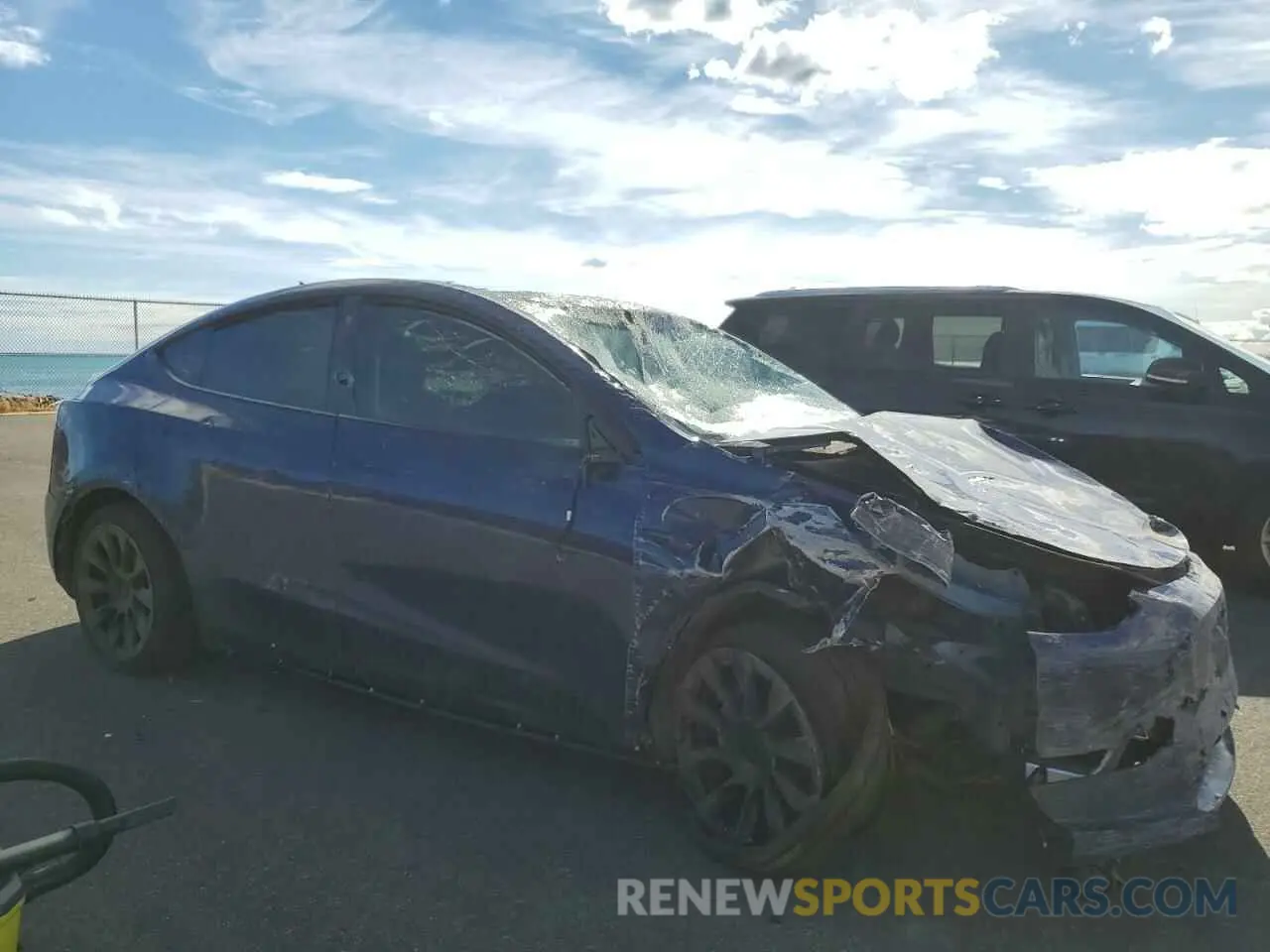 4 Фотография поврежденного автомобиля 5YJYGDEE0MF082944 TESLA MODEL Y 2021