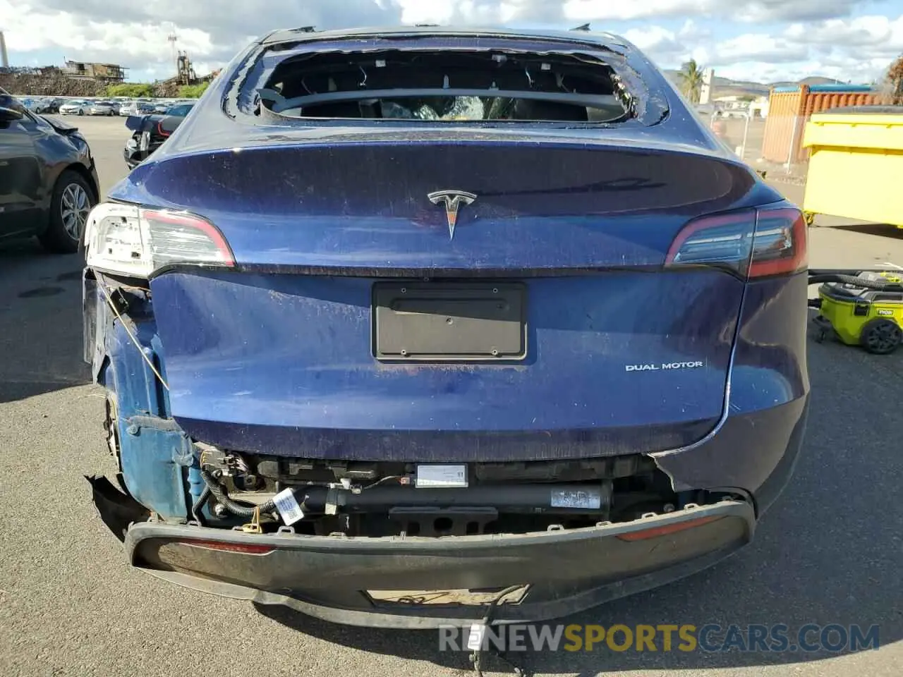 6 Фотография поврежденного автомобиля 5YJYGDEE0MF082944 TESLA MODEL Y 2021