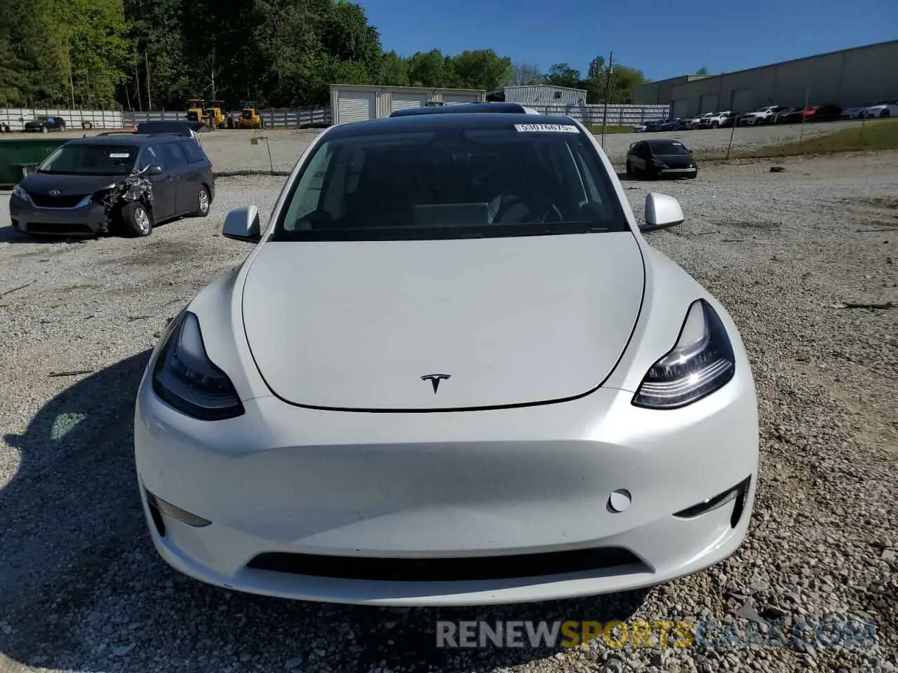 5 Photograph of a damaged car 5YJYGDEE0MF085746 TESLA MODEL Y 2021