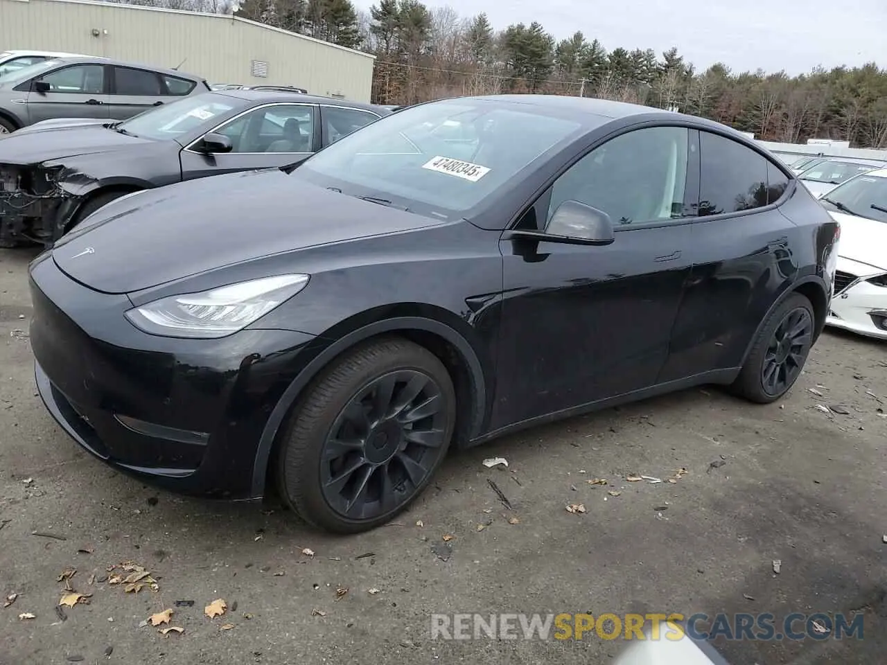 1 Photograph of a damaged car 5YJYGDEE0MF088209 TESLA MODEL Y 2021