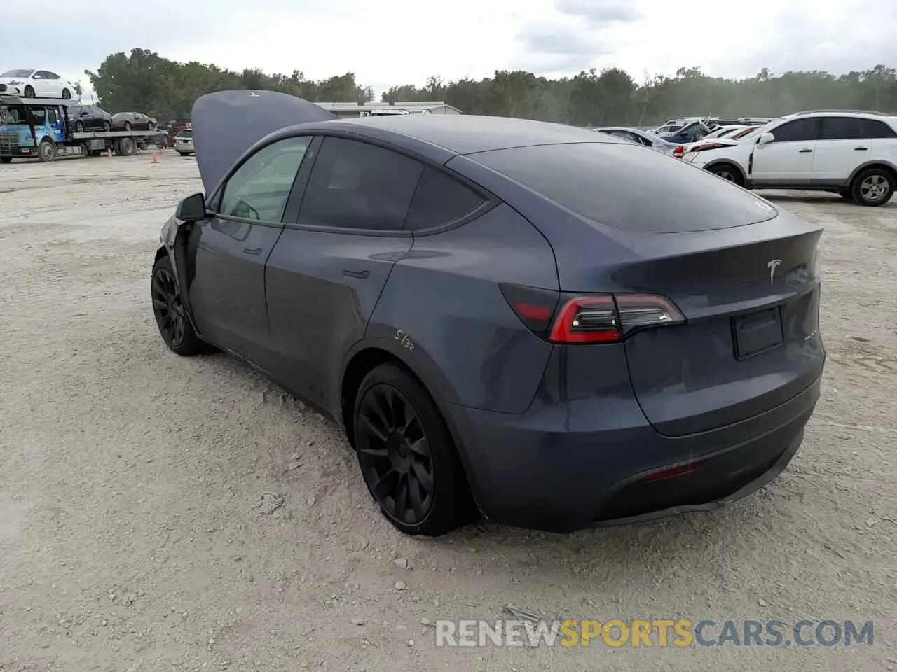3 Photograph of a damaged car 5YJYGDEE0MF115506 TESLA MODEL Y 2021