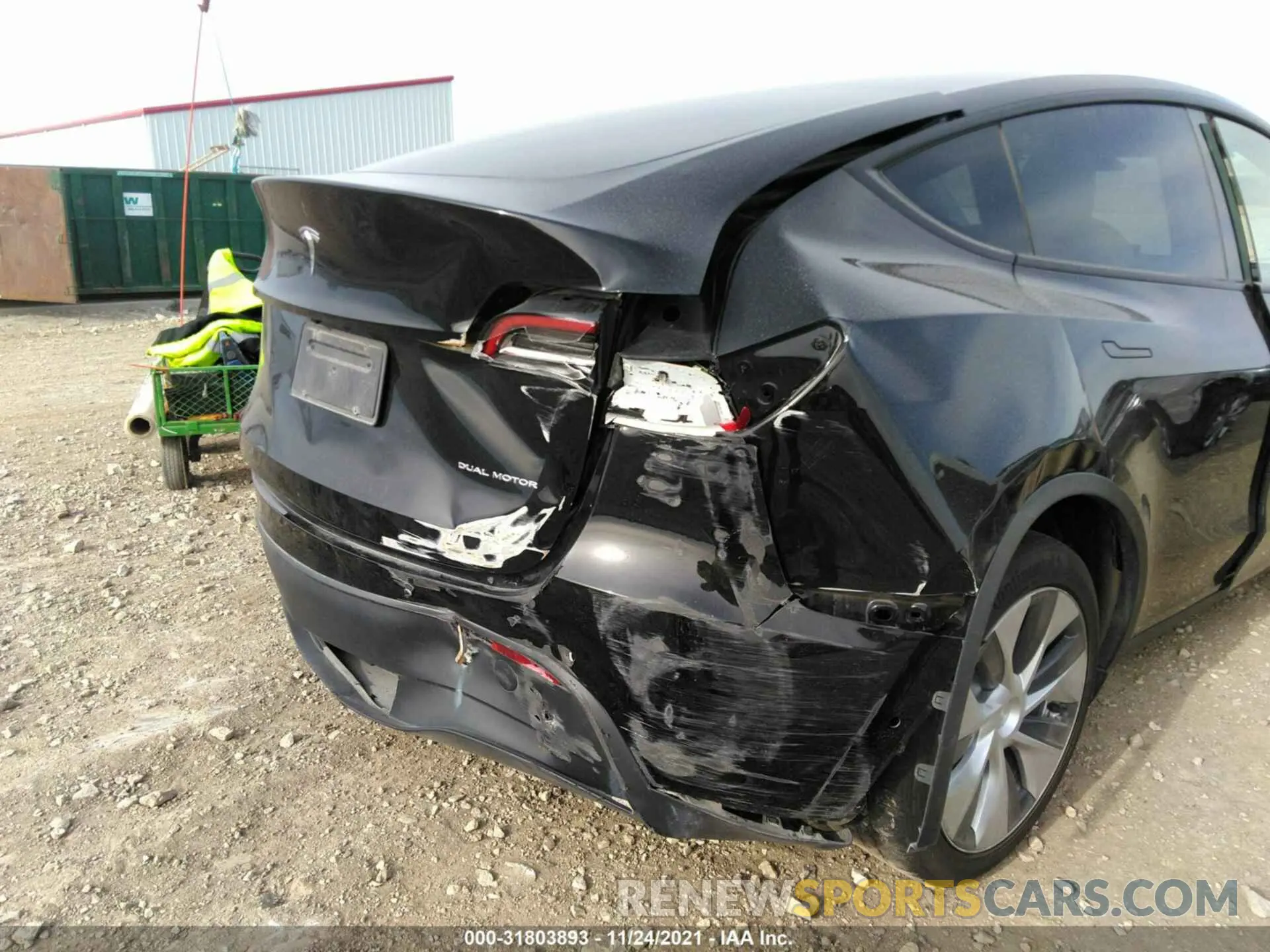 6 Фотография поврежденного автомобиля 5YJYGDEE0MF124027 TESLA MODEL Y 2021
