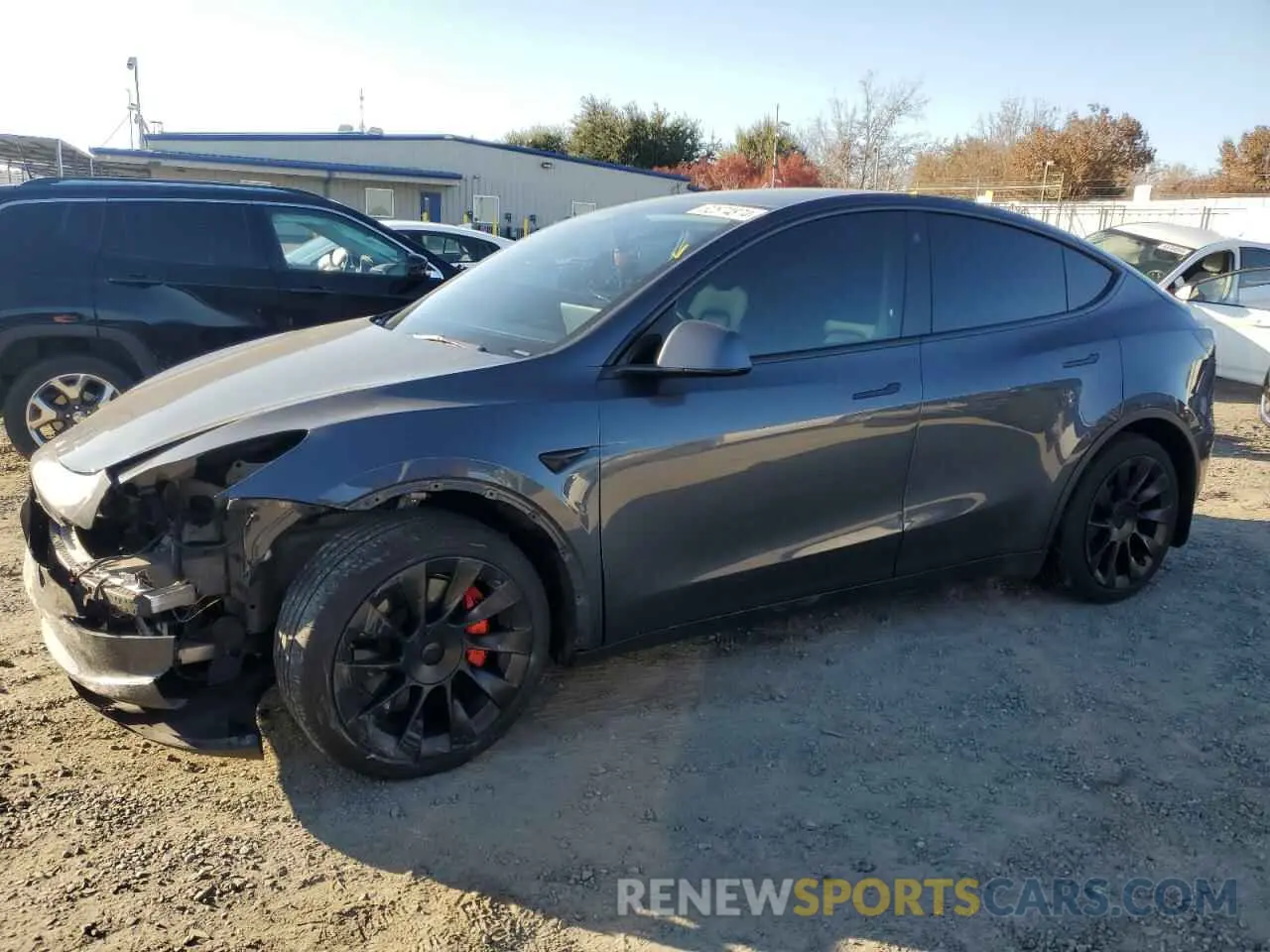 1 Фотография поврежденного автомобиля 5YJYGDEE0MF141166 TESLA MODEL Y 2021