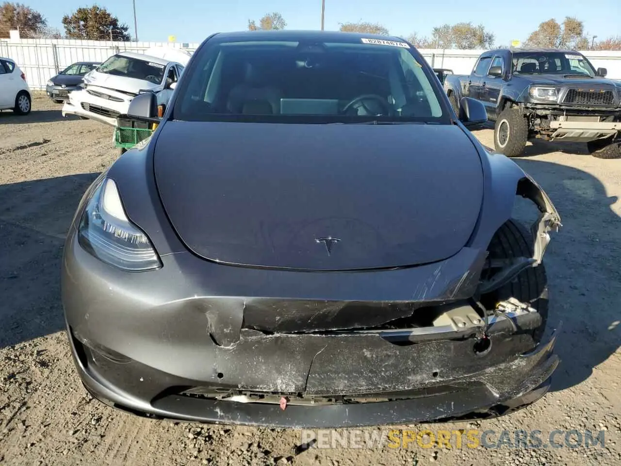 5 Фотография поврежденного автомобиля 5YJYGDEE0MF141166 TESLA MODEL Y 2021