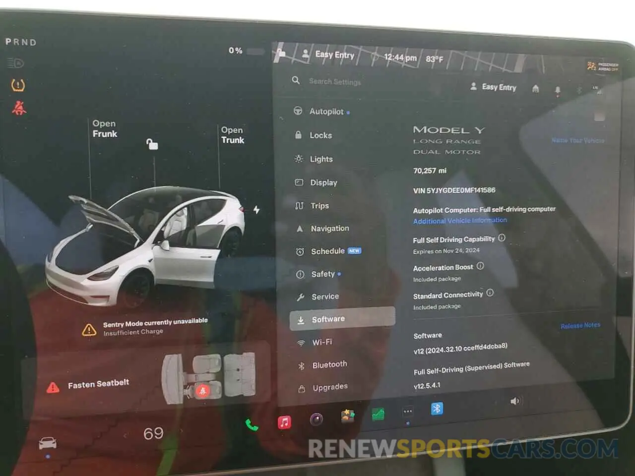 9 Photograph of a damaged car 5YJYGDEE0MF141586 TESLA MODEL Y 2021