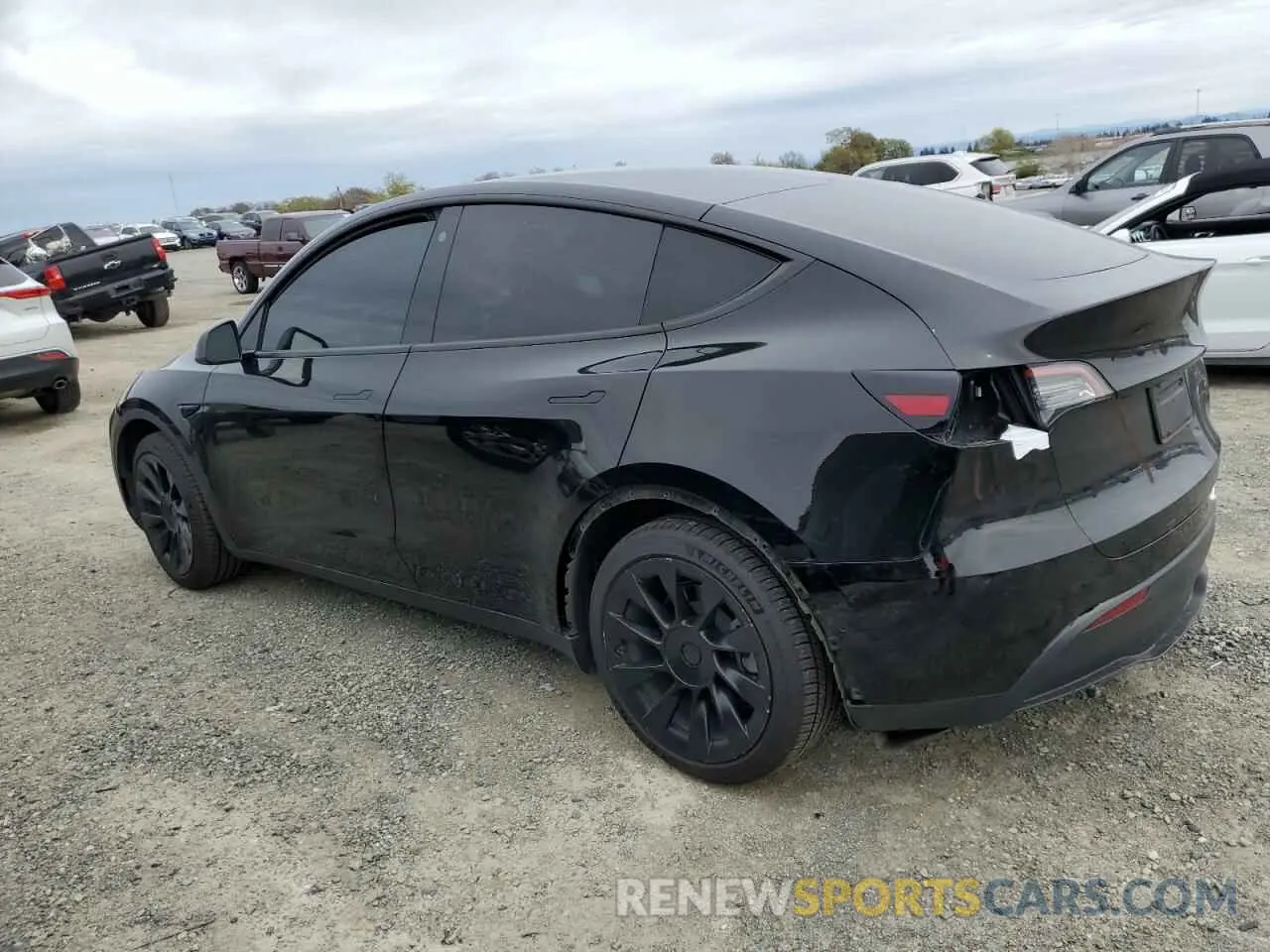 2 Фотография поврежденного автомобиля 5YJYGDEE0MF183109 TESLA MODEL Y 2021