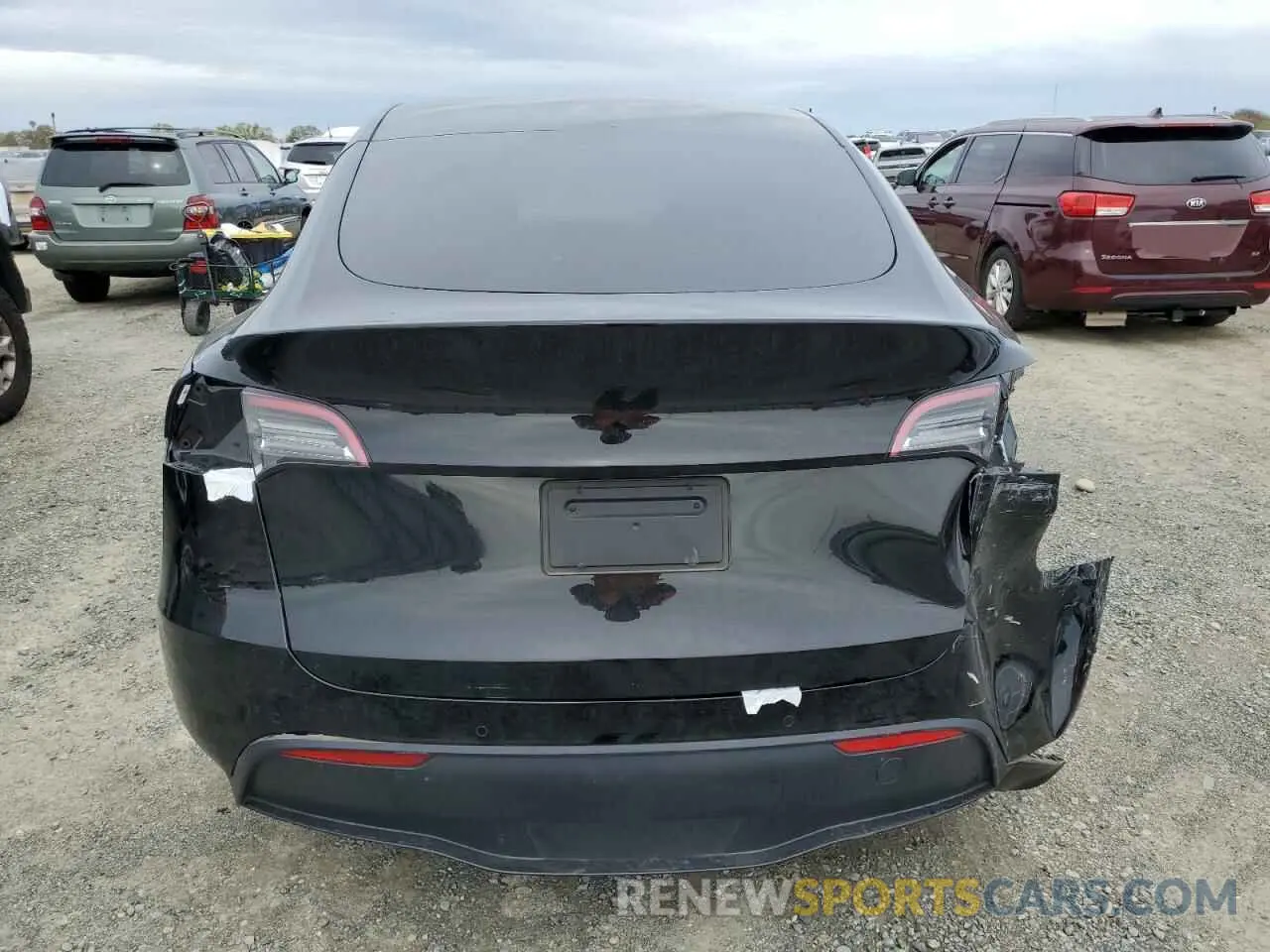 6 Фотография поврежденного автомобиля 5YJYGDEE0MF183109 TESLA MODEL Y 2021