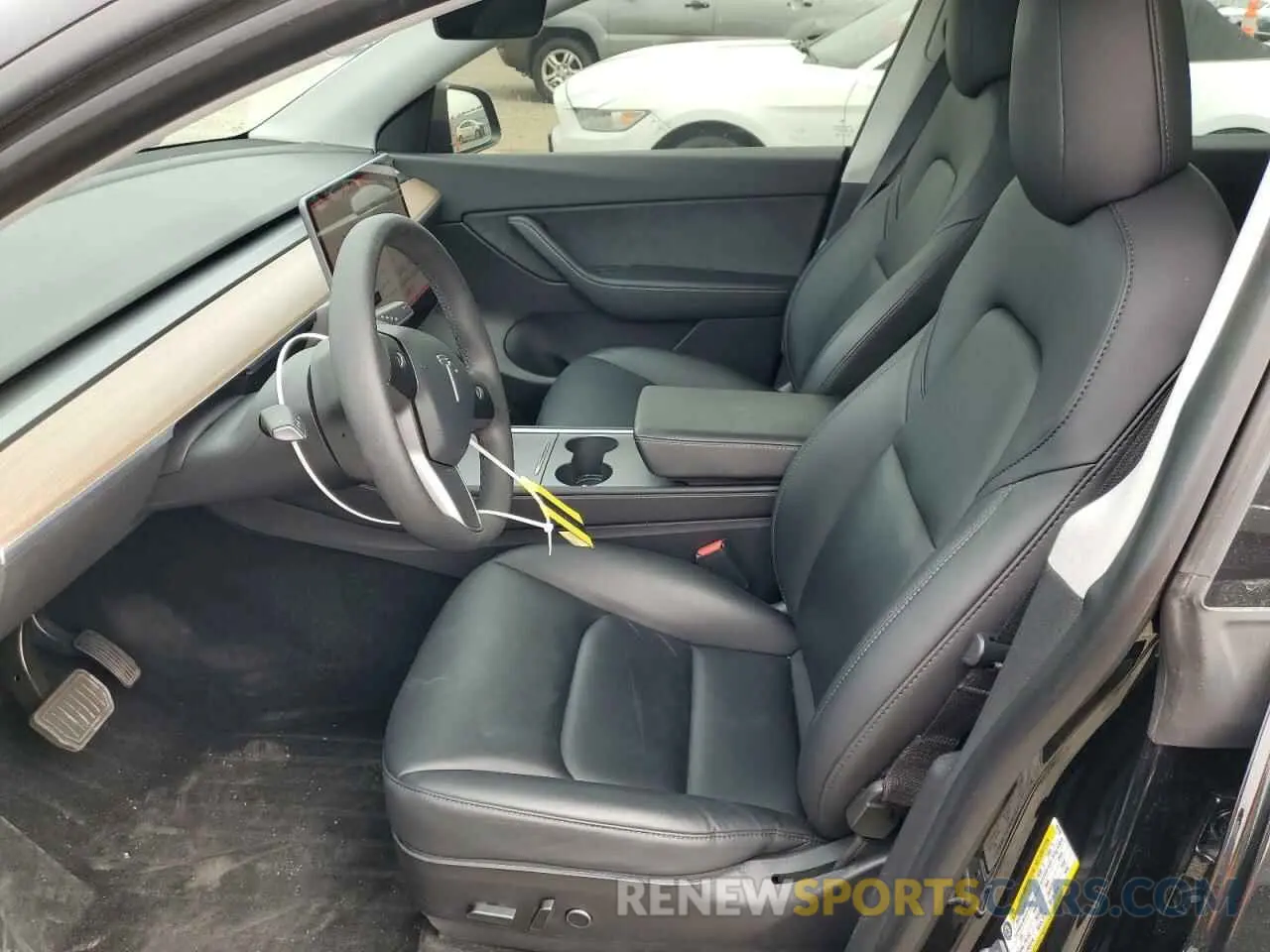 7 Фотография поврежденного автомобиля 5YJYGDEE0MF183109 TESLA MODEL Y 2021