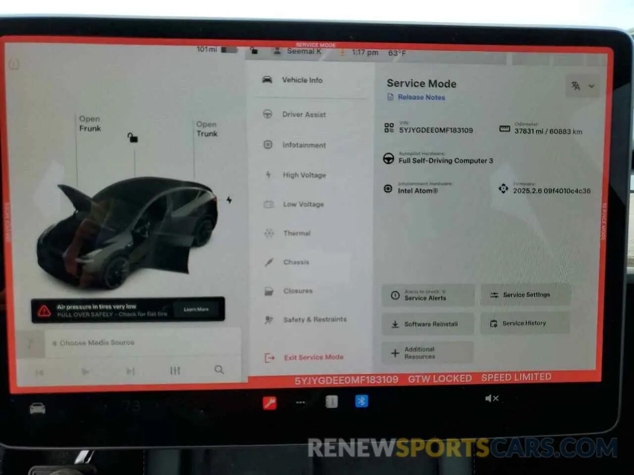 9 Фотография поврежденного автомобиля 5YJYGDEE0MF183109 TESLA MODEL Y 2021