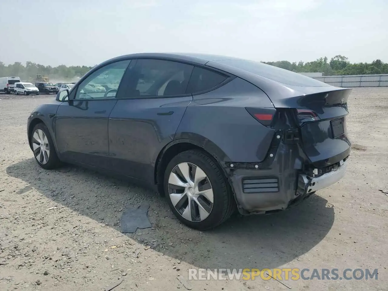 2 Photograph of a damaged car 5YJYGDEE0MF196037 TESLA MODEL Y 2021
