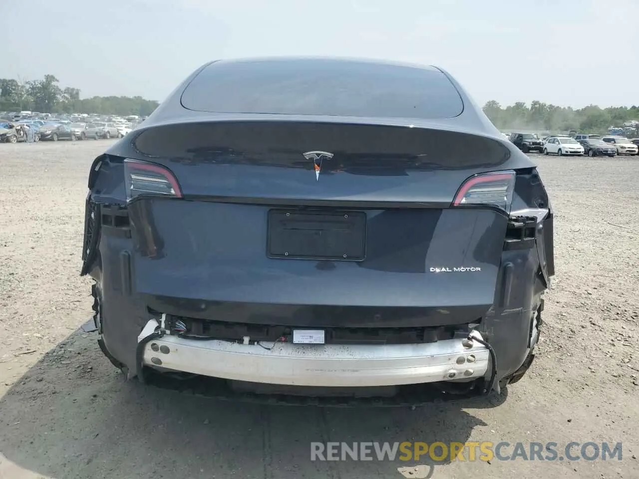 6 Photograph of a damaged car 5YJYGDEE0MF196037 TESLA MODEL Y 2021