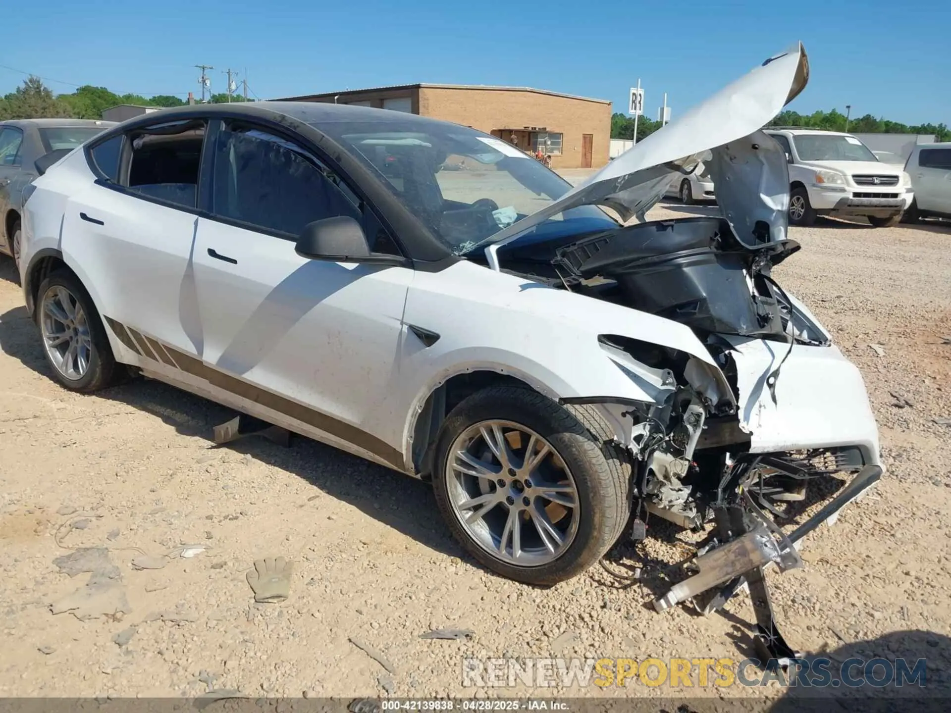 1 Фотография поврежденного автомобиля 5YJYGDEE0MF204377 TESLA MODEL Y 2021