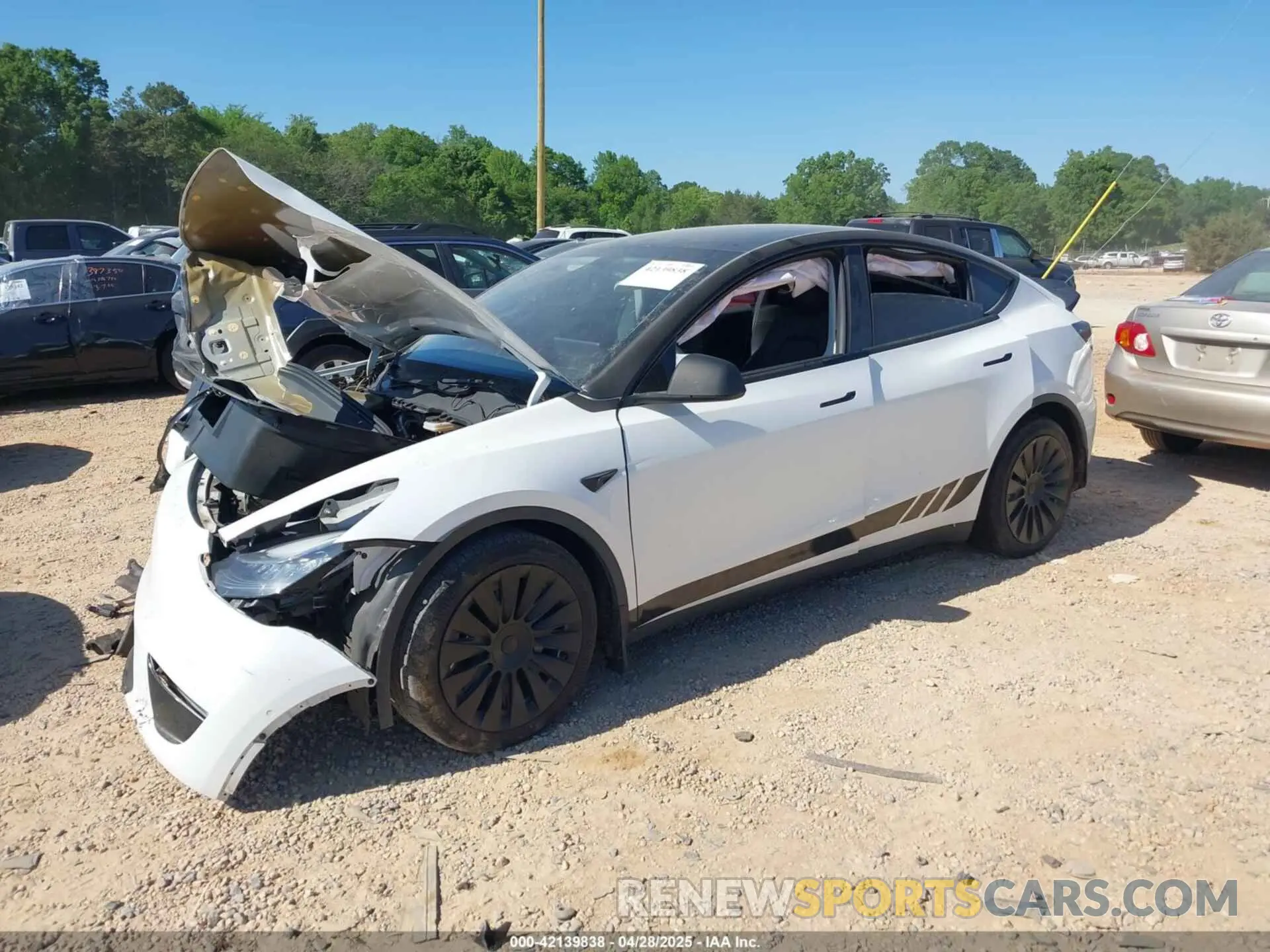 2 Фотография поврежденного автомобиля 5YJYGDEE0MF204377 TESLA MODEL Y 2021