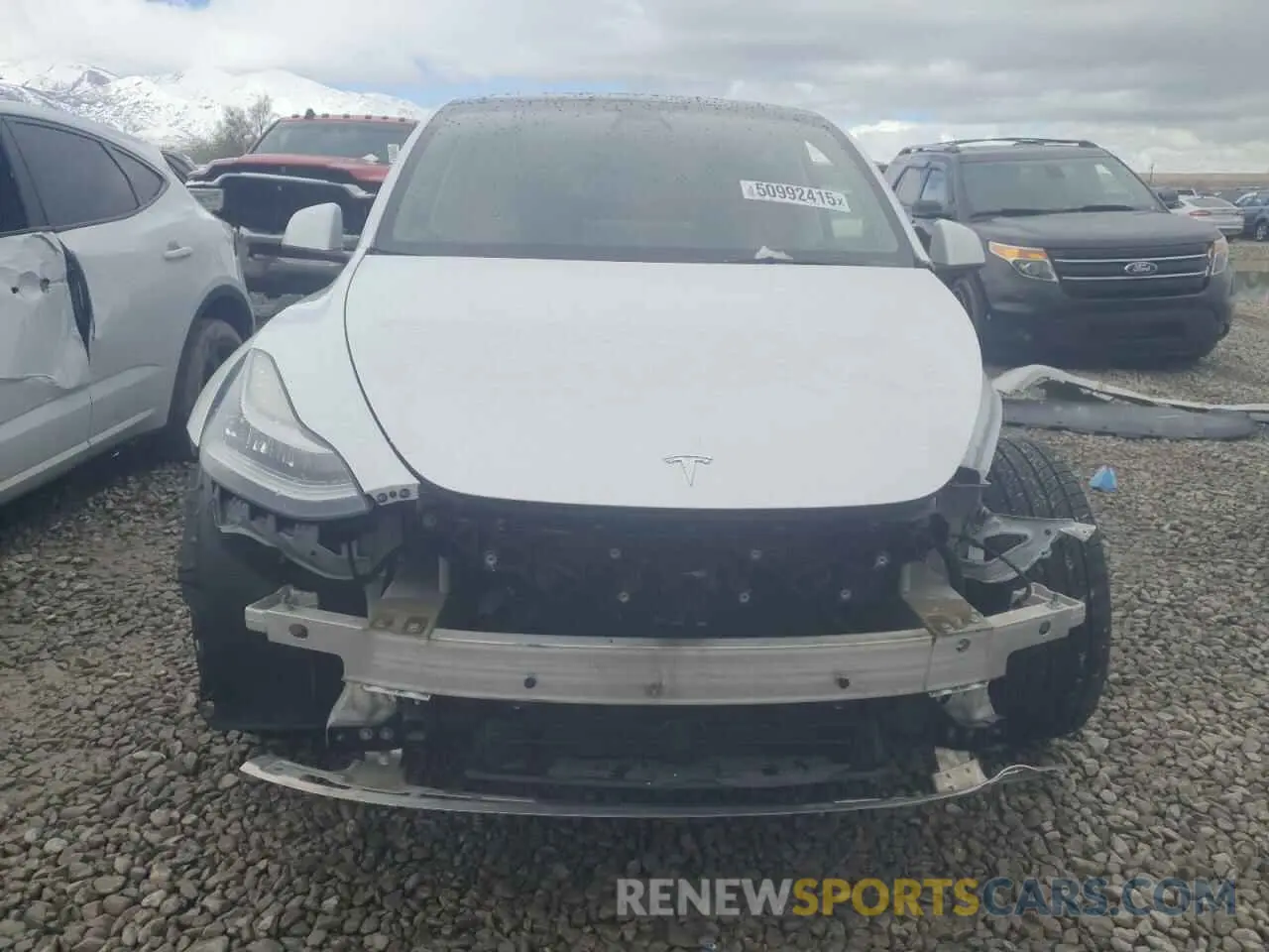 5 Photograph of a damaged car 5YJYGDEE0MF213418 TESLA MODEL Y 2021