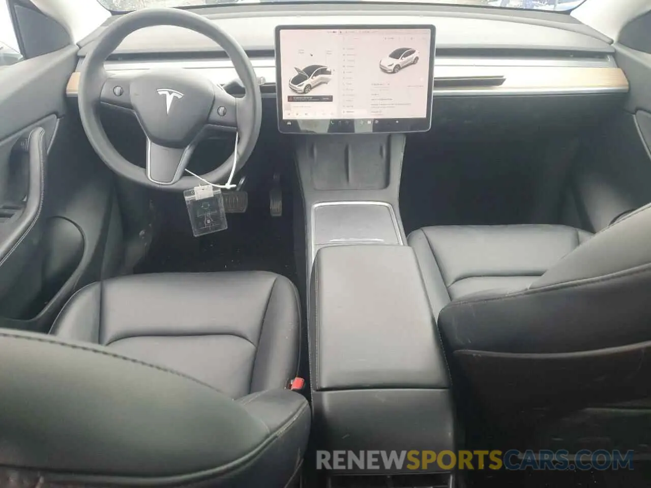 8 Photograph of a damaged car 5YJYGDEE0MF213418 TESLA MODEL Y 2021