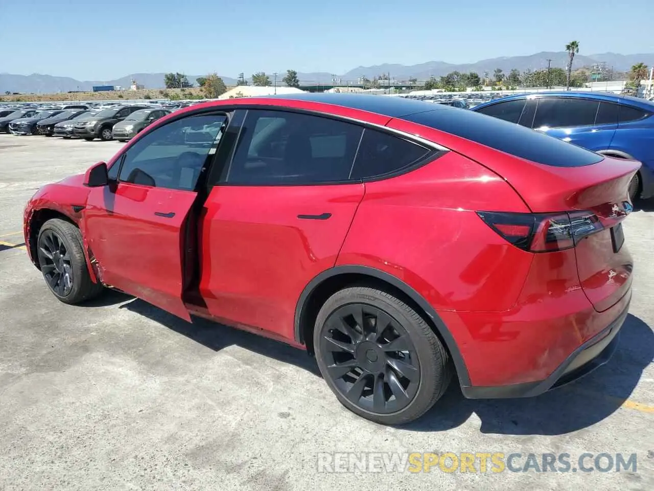 2 Фотография поврежденного автомобиля 5YJYGDEE0MF217761 TESLA MODEL Y 2021