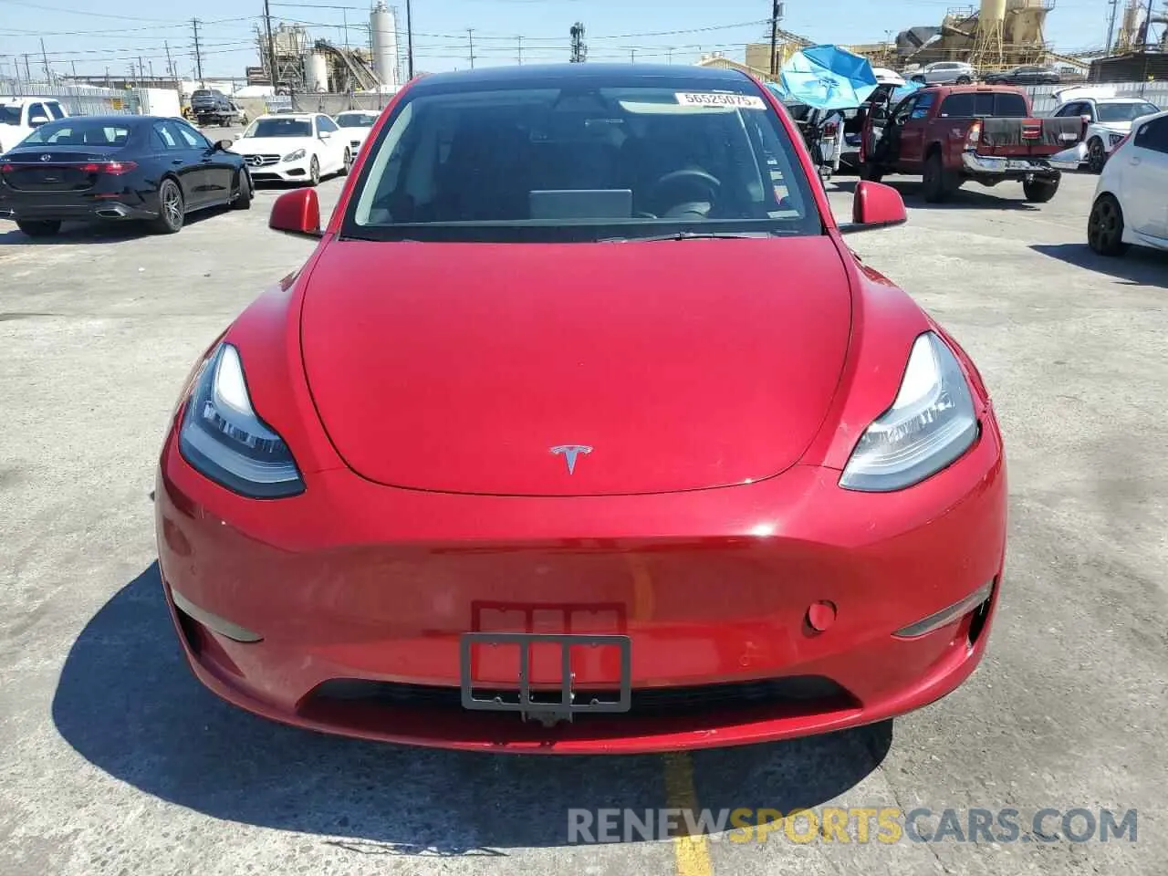 5 Фотография поврежденного автомобиля 5YJYGDEE0MF217761 TESLA MODEL Y 2021