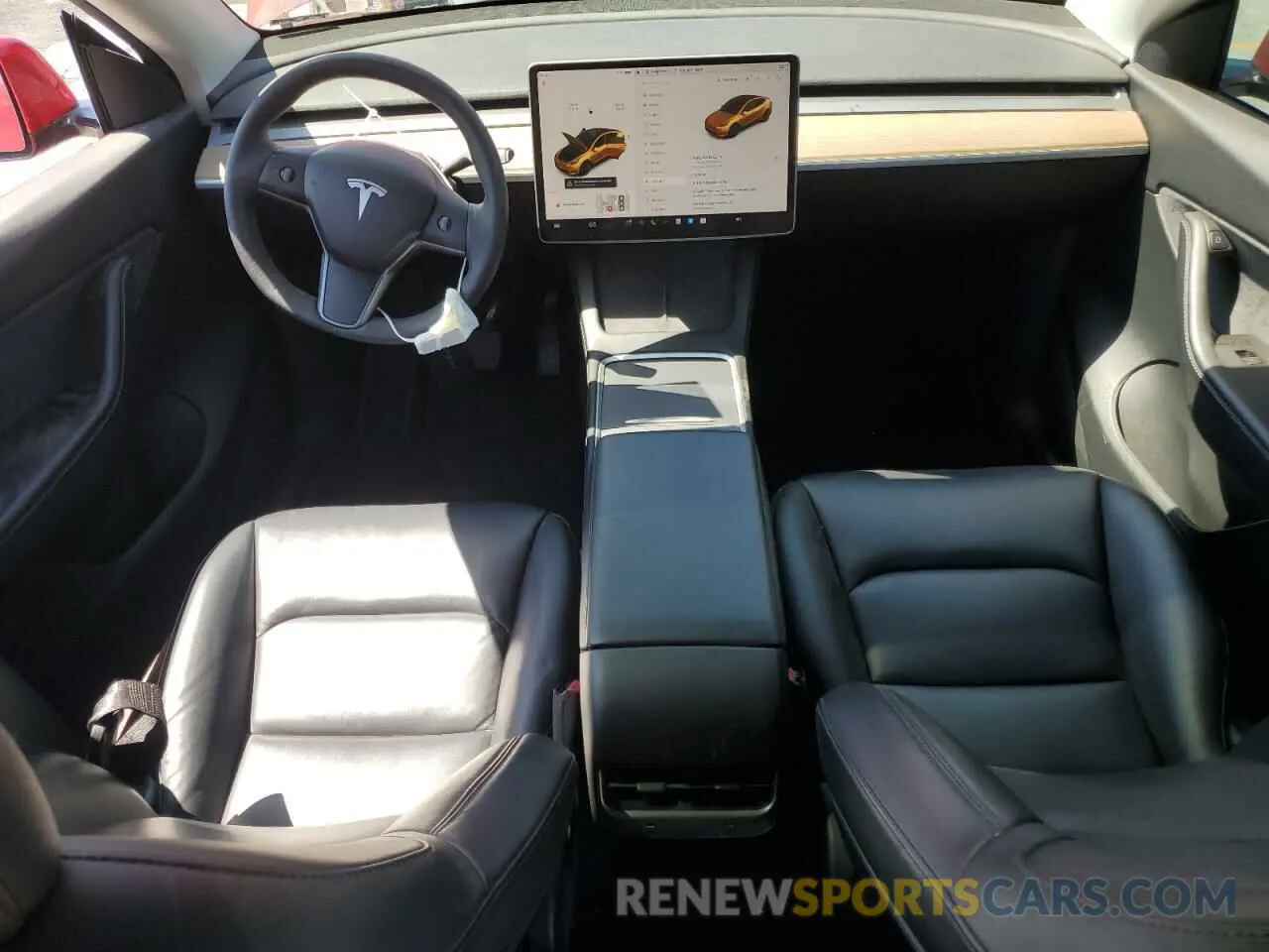 8 Фотография поврежденного автомобиля 5YJYGDEE0MF217761 TESLA MODEL Y 2021
