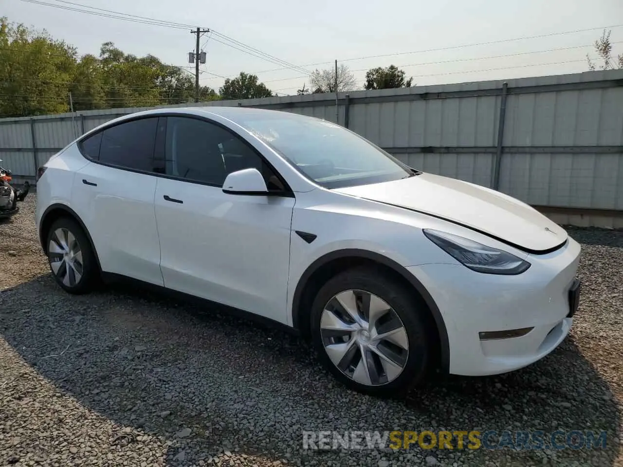 4 Фотография поврежденного автомобиля 5YJYGDEE0MF258102 TESLA MODEL Y 2021