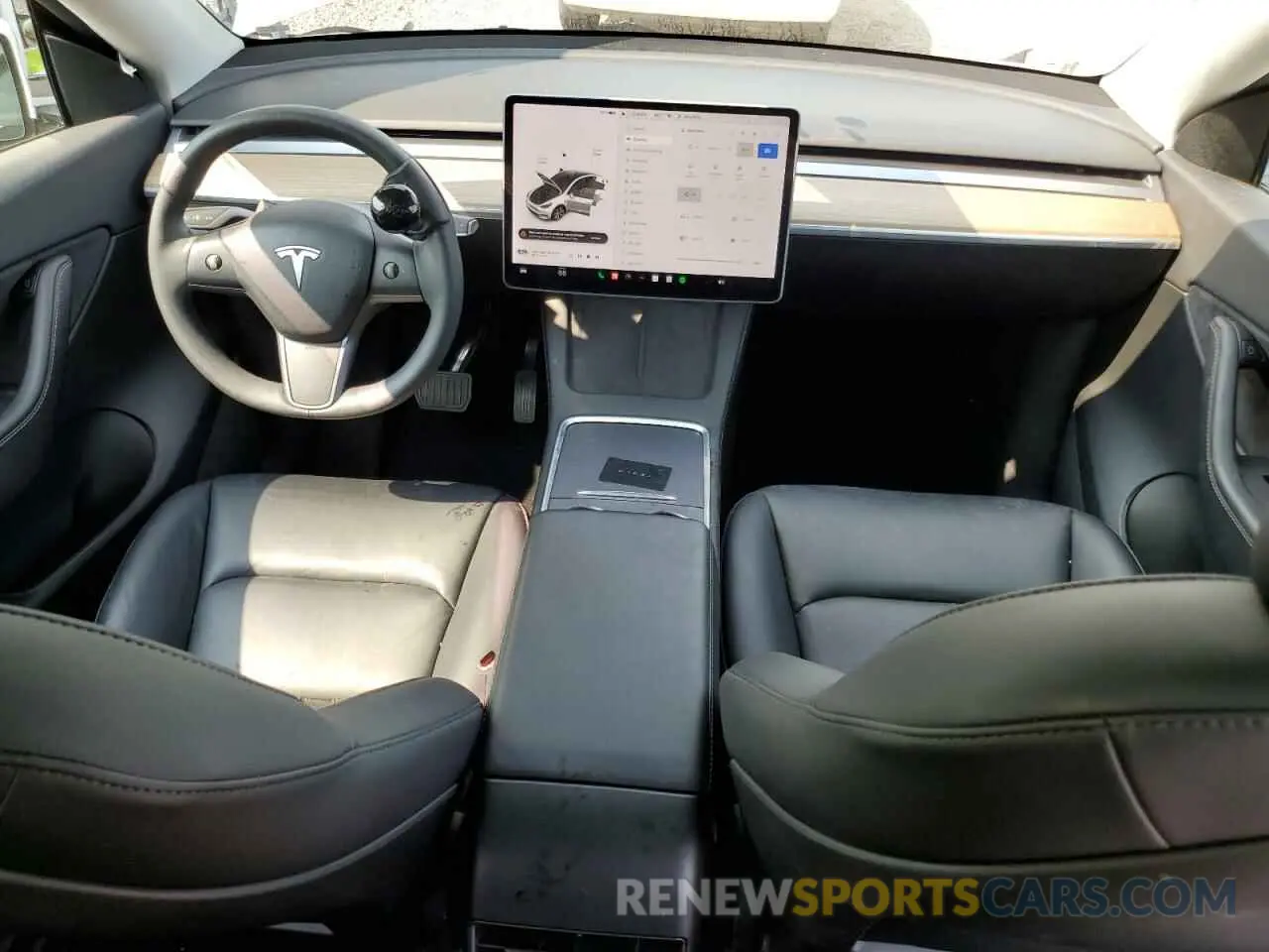 8 Фотография поврежденного автомобиля 5YJYGDEE0MF258102 TESLA MODEL Y 2021