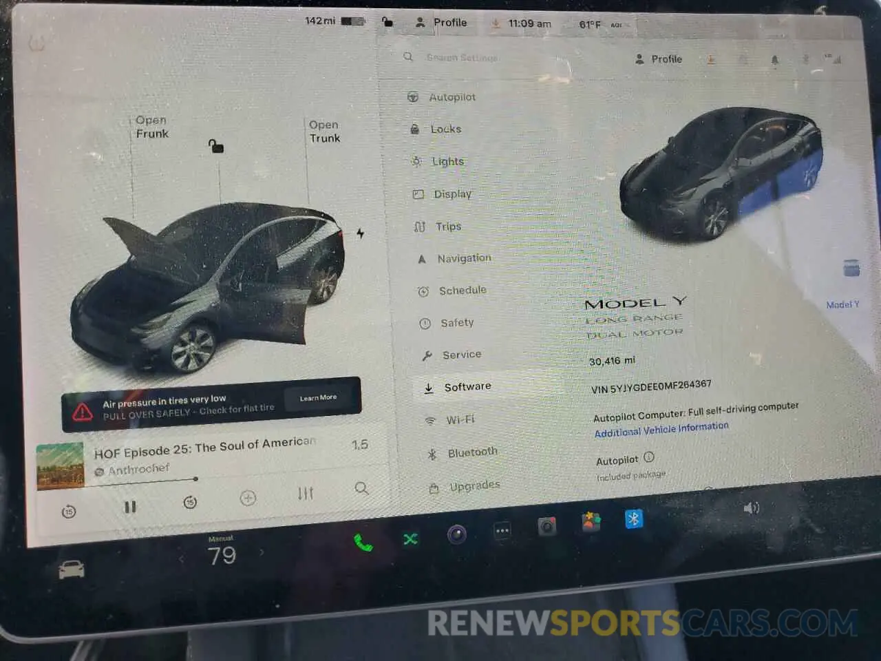 9 Photograph of a damaged car 5YJYGDEE0MF264367 TESLA MODEL Y 2021