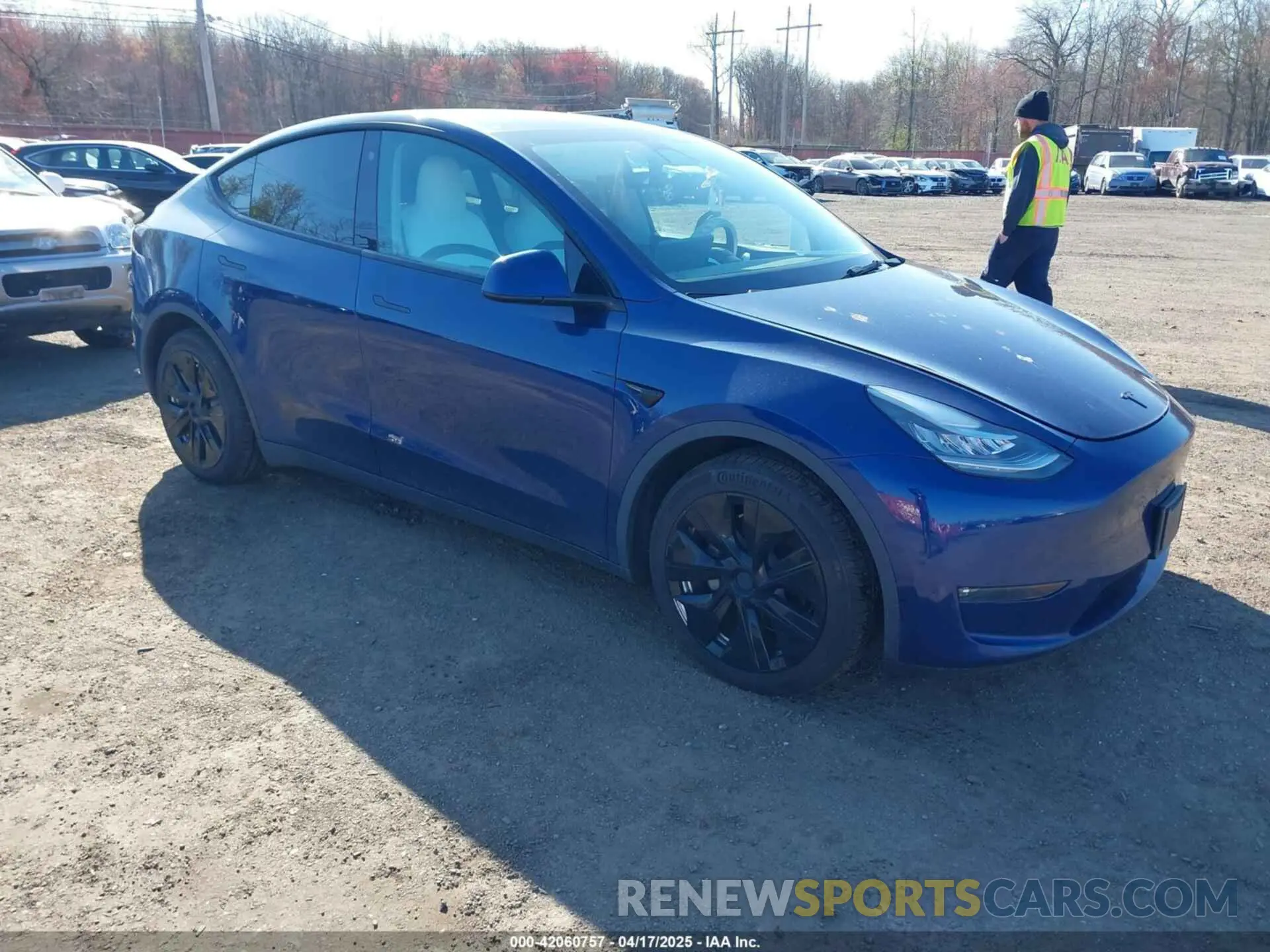 1 Фотография поврежденного автомобиля 5YJYGDEE0MF279449 TESLA MODEL Y 2021