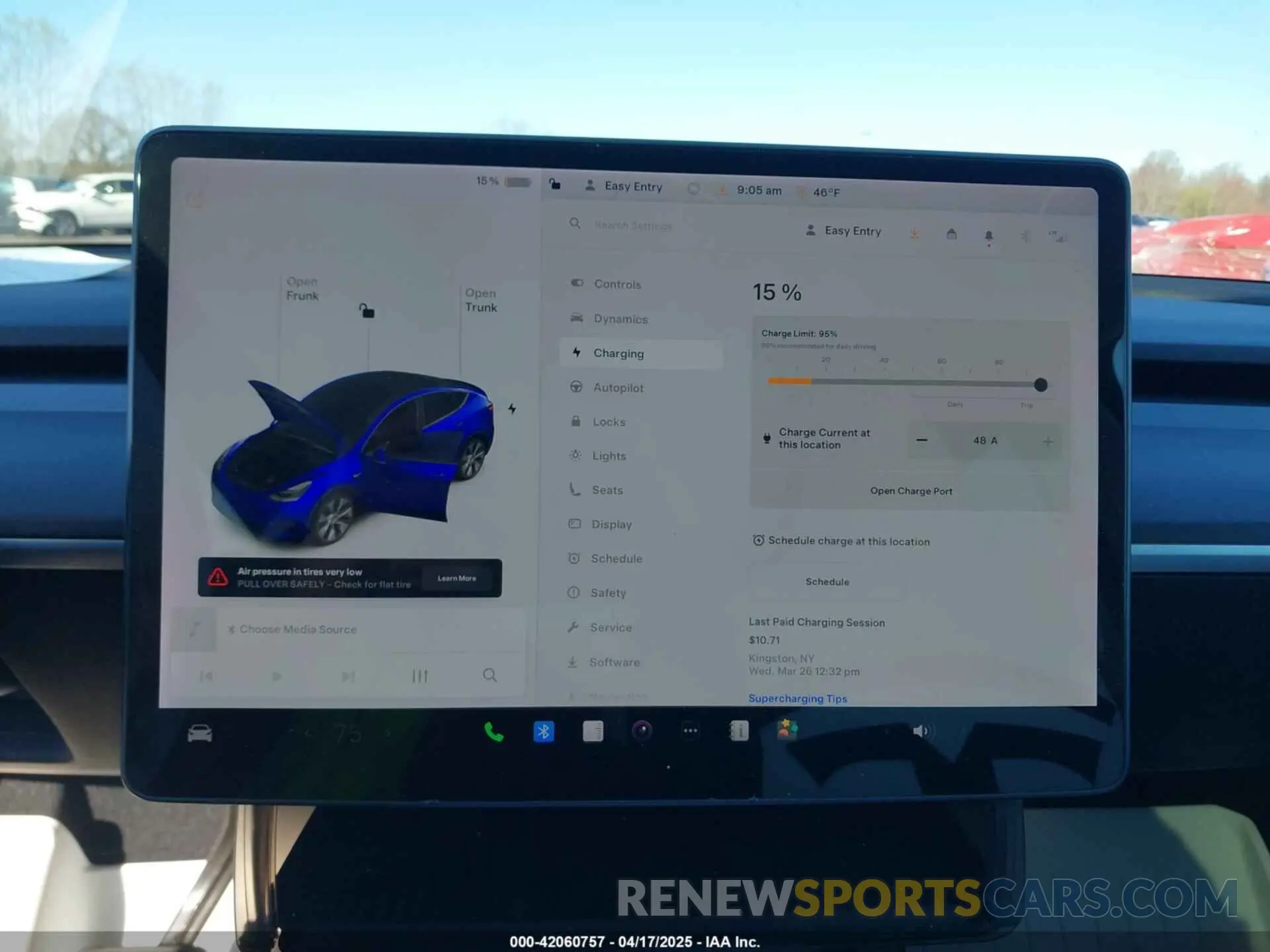 17 Фотография поврежденного автомобиля 5YJYGDEE0MF279449 TESLA MODEL Y 2021