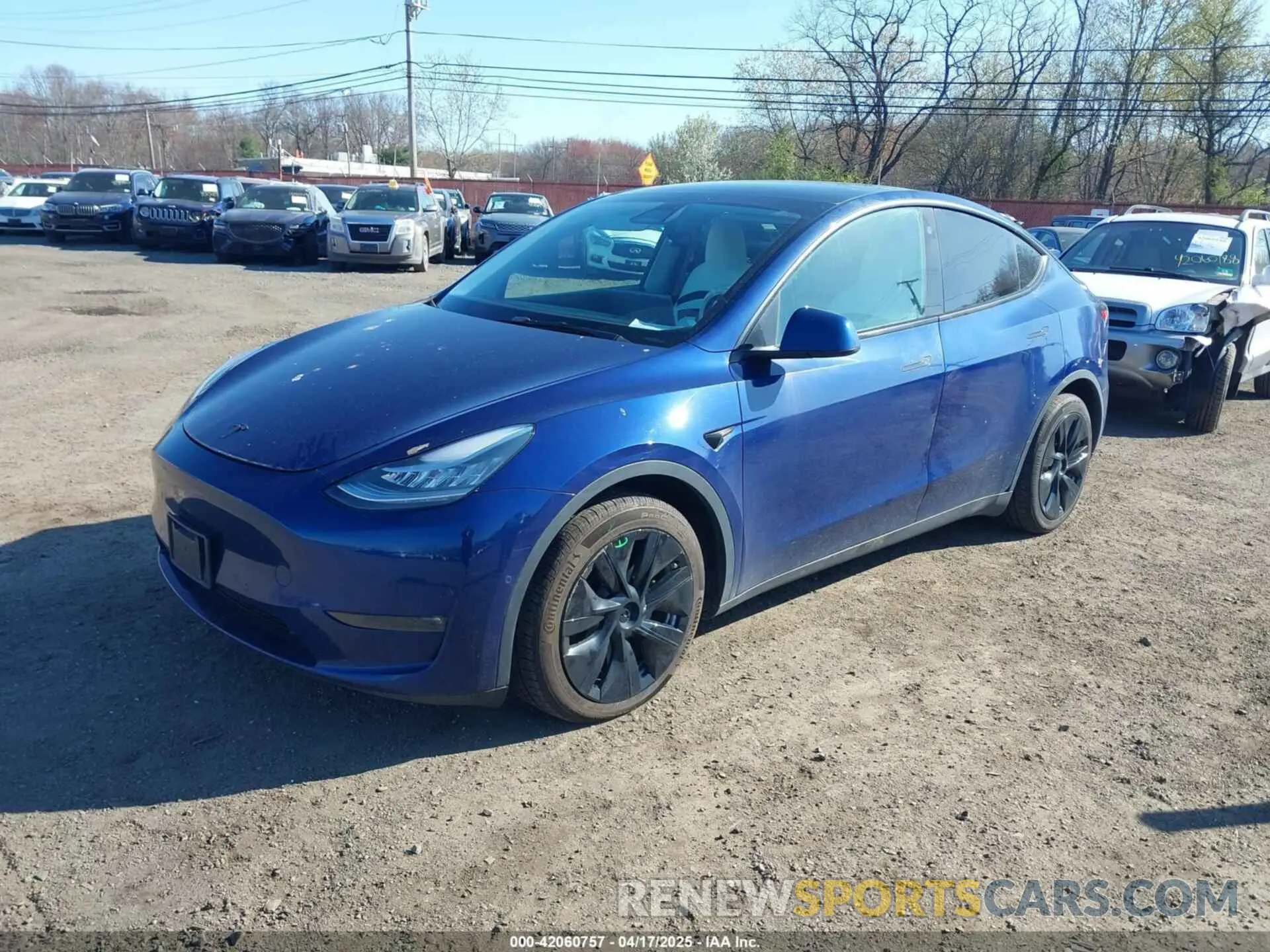 2 Фотография поврежденного автомобиля 5YJYGDEE0MF279449 TESLA MODEL Y 2021