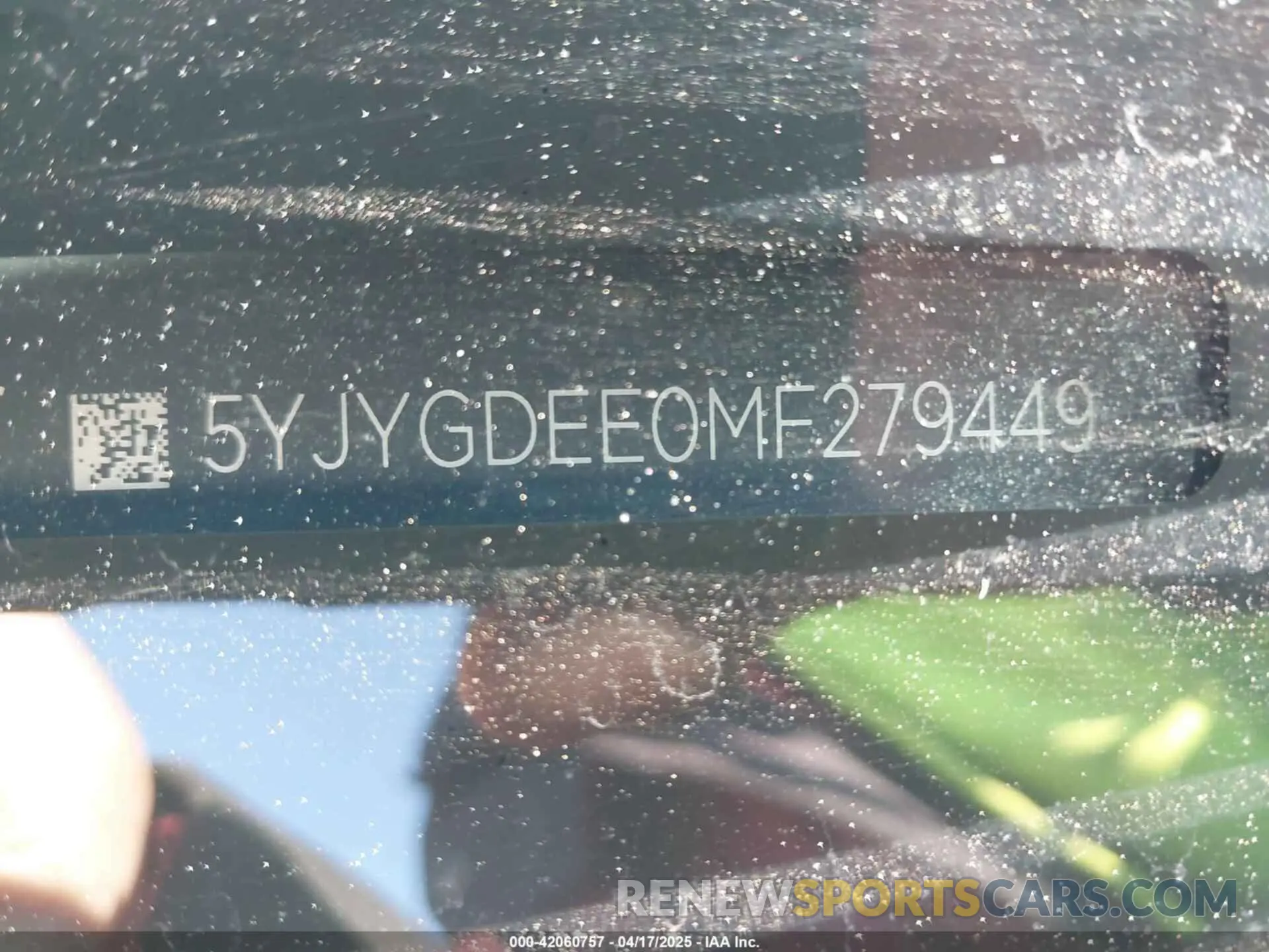 9 Фотография поврежденного автомобиля 5YJYGDEE0MF279449 TESLA MODEL Y 2021