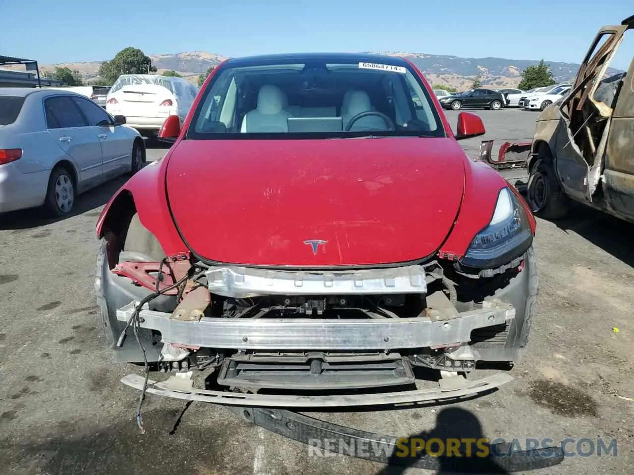 5 Photograph of a damaged car 5YJYGDEE0MF282559 TESLA MODEL Y 2021