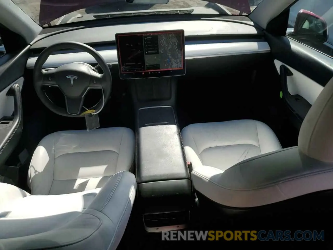 8 Photograph of a damaged car 5YJYGDEE0MF282559 TESLA MODEL Y 2021