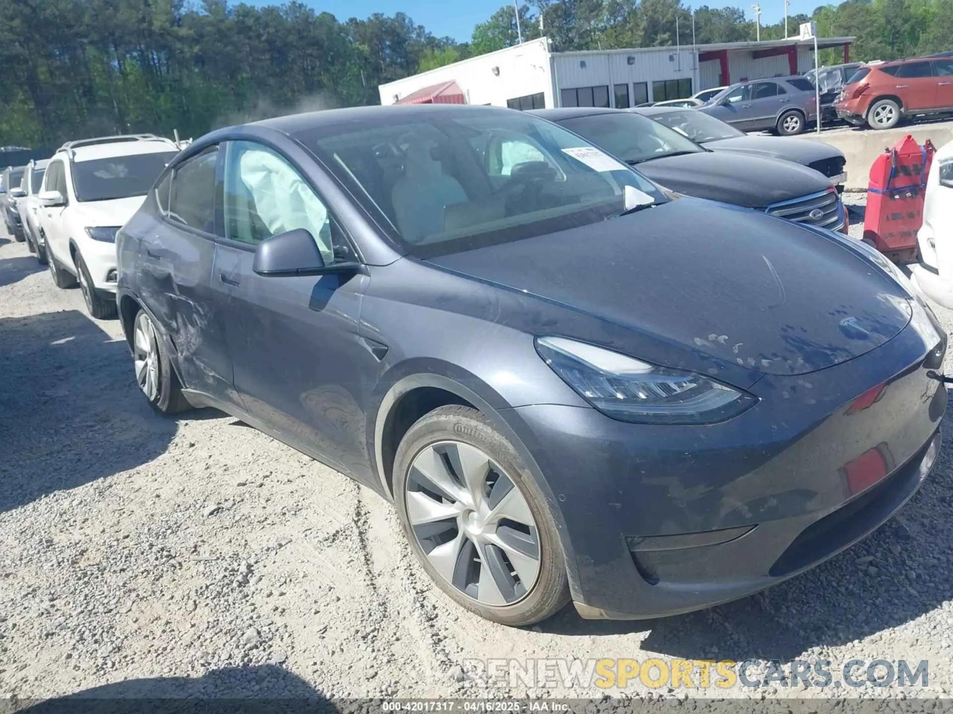 1 Фотография поврежденного автомобиля 5YJYGDEE0MF295134 TESLA MODEL Y 2021