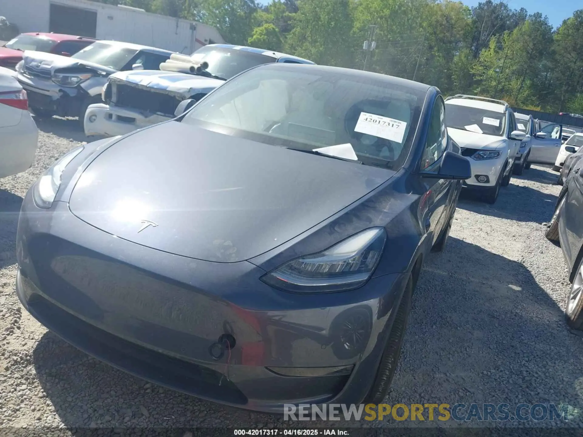 2 Фотография поврежденного автомобиля 5YJYGDEE0MF295134 TESLA MODEL Y 2021