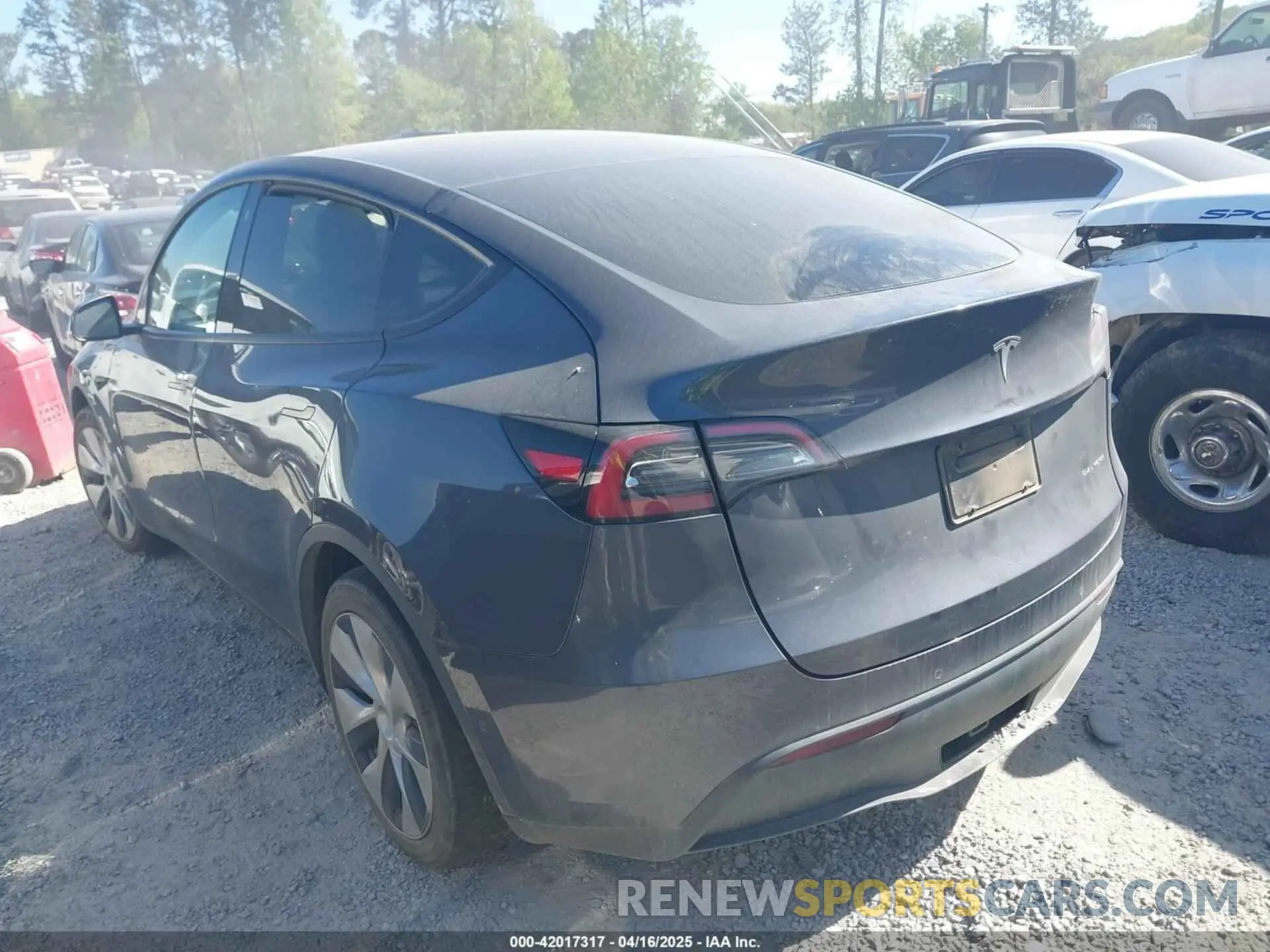 3 Фотография поврежденного автомобиля 5YJYGDEE0MF295134 TESLA MODEL Y 2021