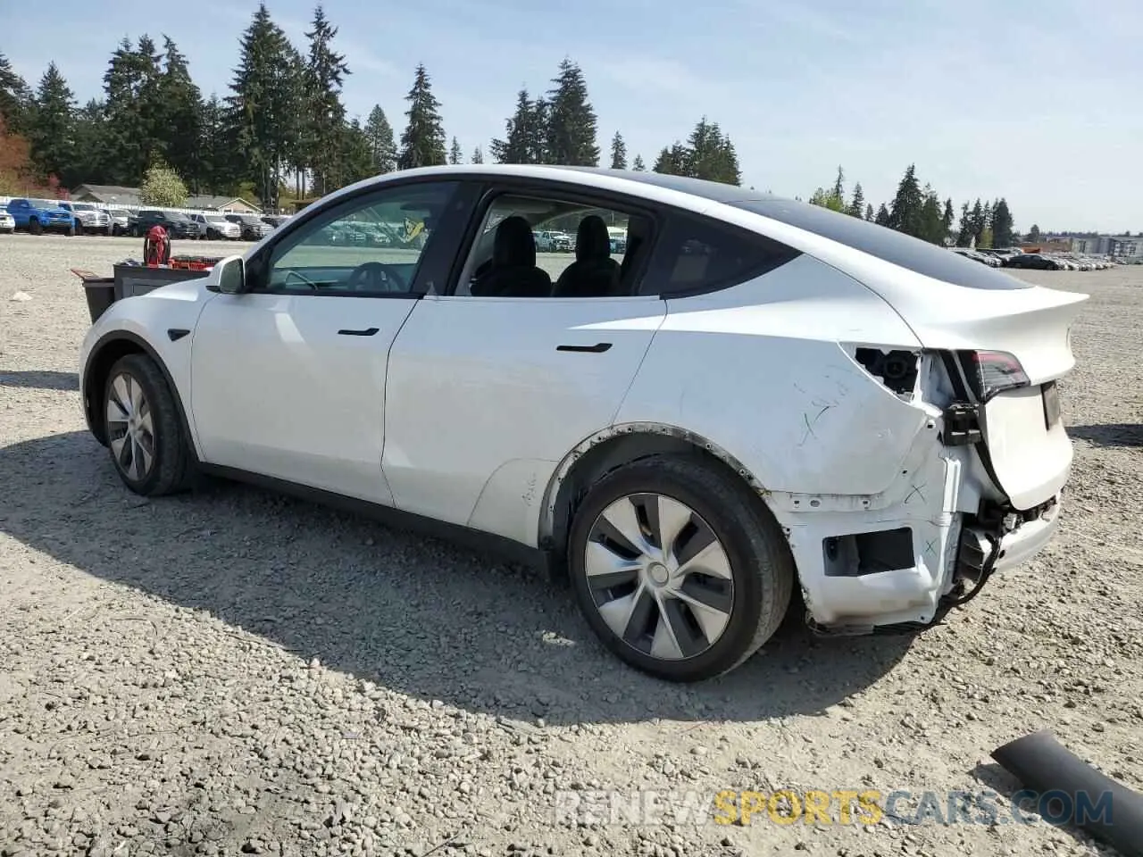 2 Фотография поврежденного автомобиля 5YJYGDEE0MF301658 TESLA MODEL Y 2021