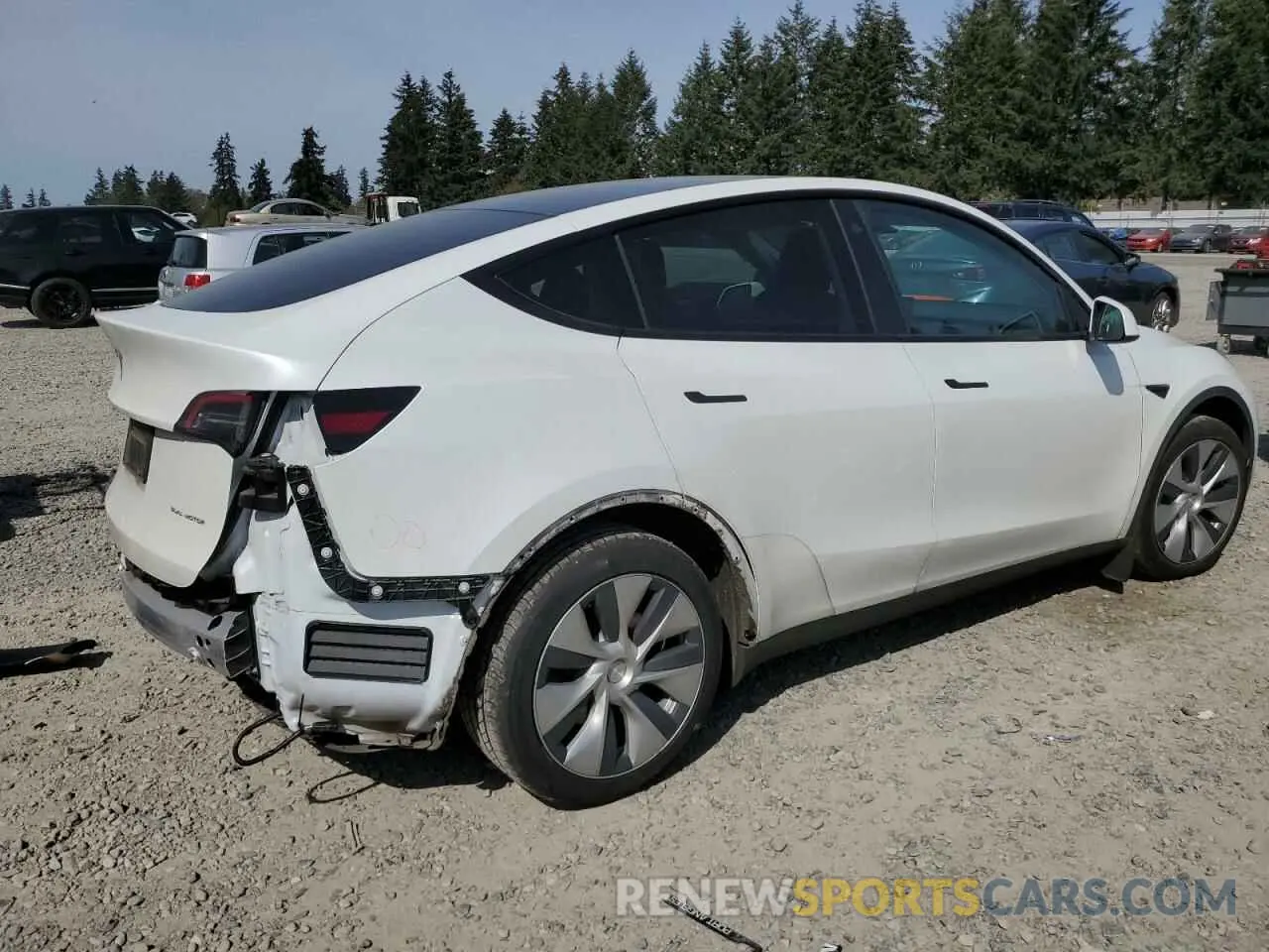 3 Фотография поврежденного автомобиля 5YJYGDEE0MF301658 TESLA MODEL Y 2021