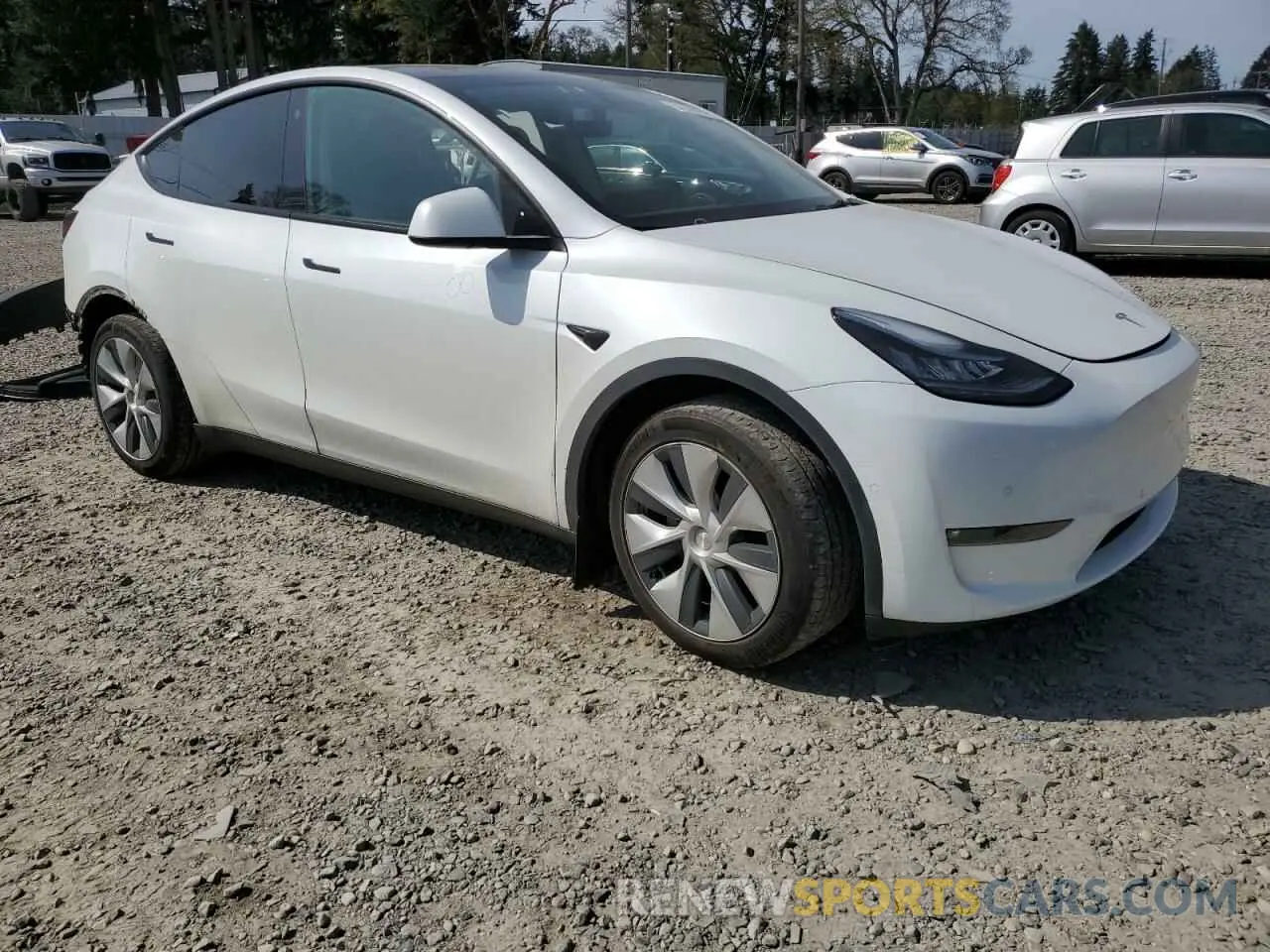 4 Фотография поврежденного автомобиля 5YJYGDEE0MF301658 TESLA MODEL Y 2021