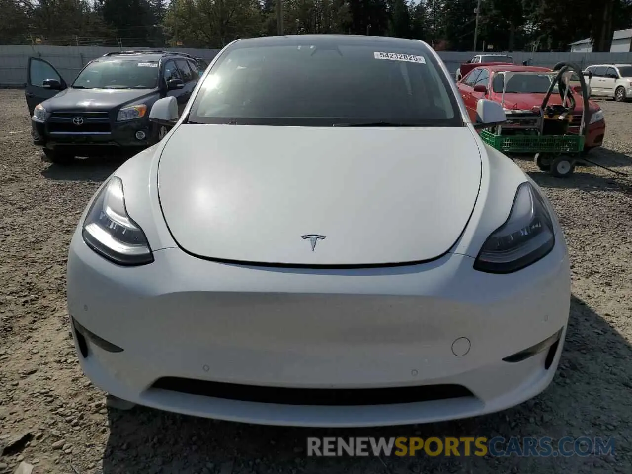 5 Фотография поврежденного автомобиля 5YJYGDEE0MF301658 TESLA MODEL Y 2021