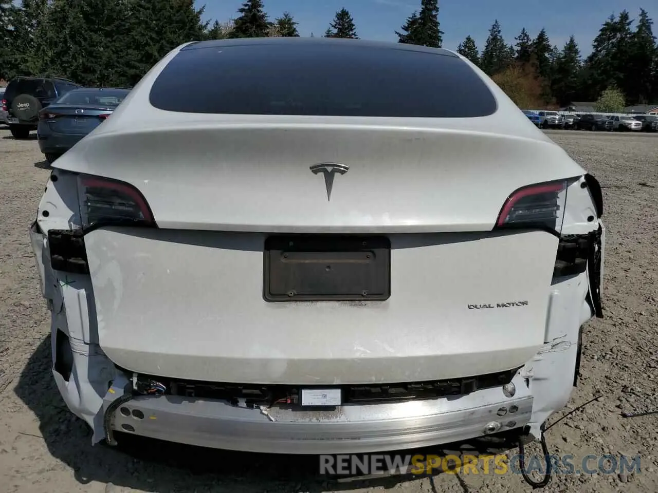 6 Фотография поврежденного автомобиля 5YJYGDEE0MF301658 TESLA MODEL Y 2021