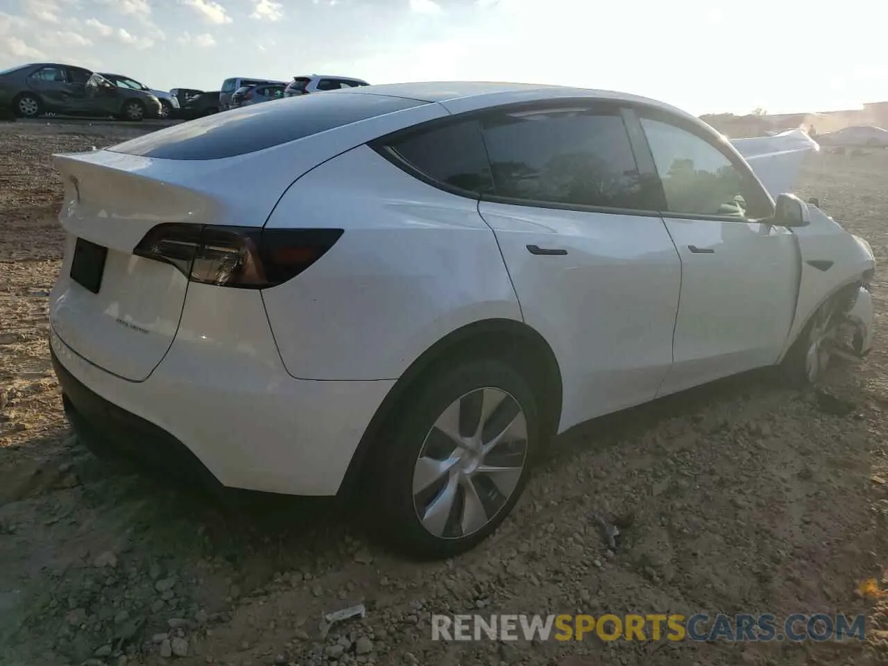 3 Фотография поврежденного автомобиля 5YJYGDEE0MF305418 TESLA MODEL Y 2021