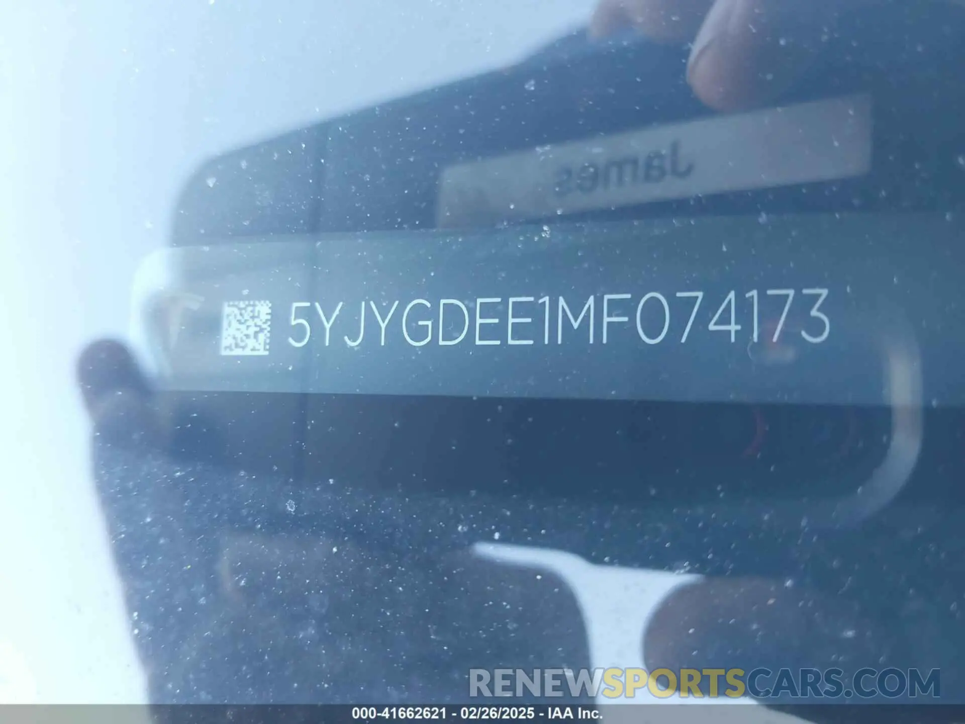 9 Photograph of a damaged car 5YJYGDEE1MF074173 TESLA MODEL Y 2021