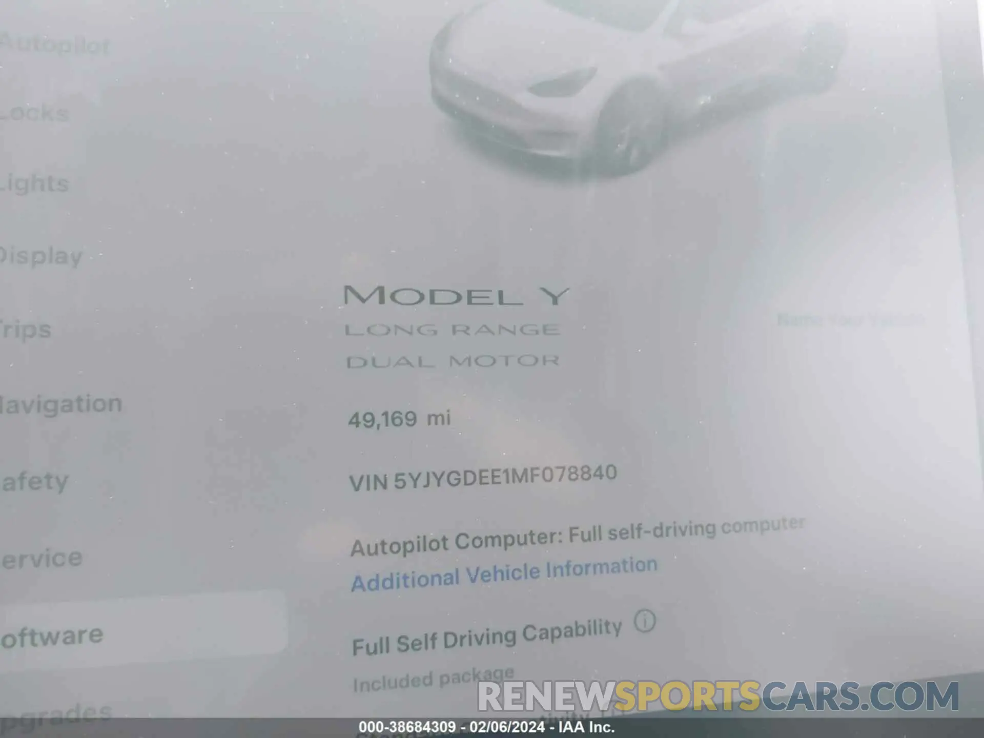 15 Photograph of a damaged car 5YJYGDEE1MF078840 TESLA MODEL Y 2021