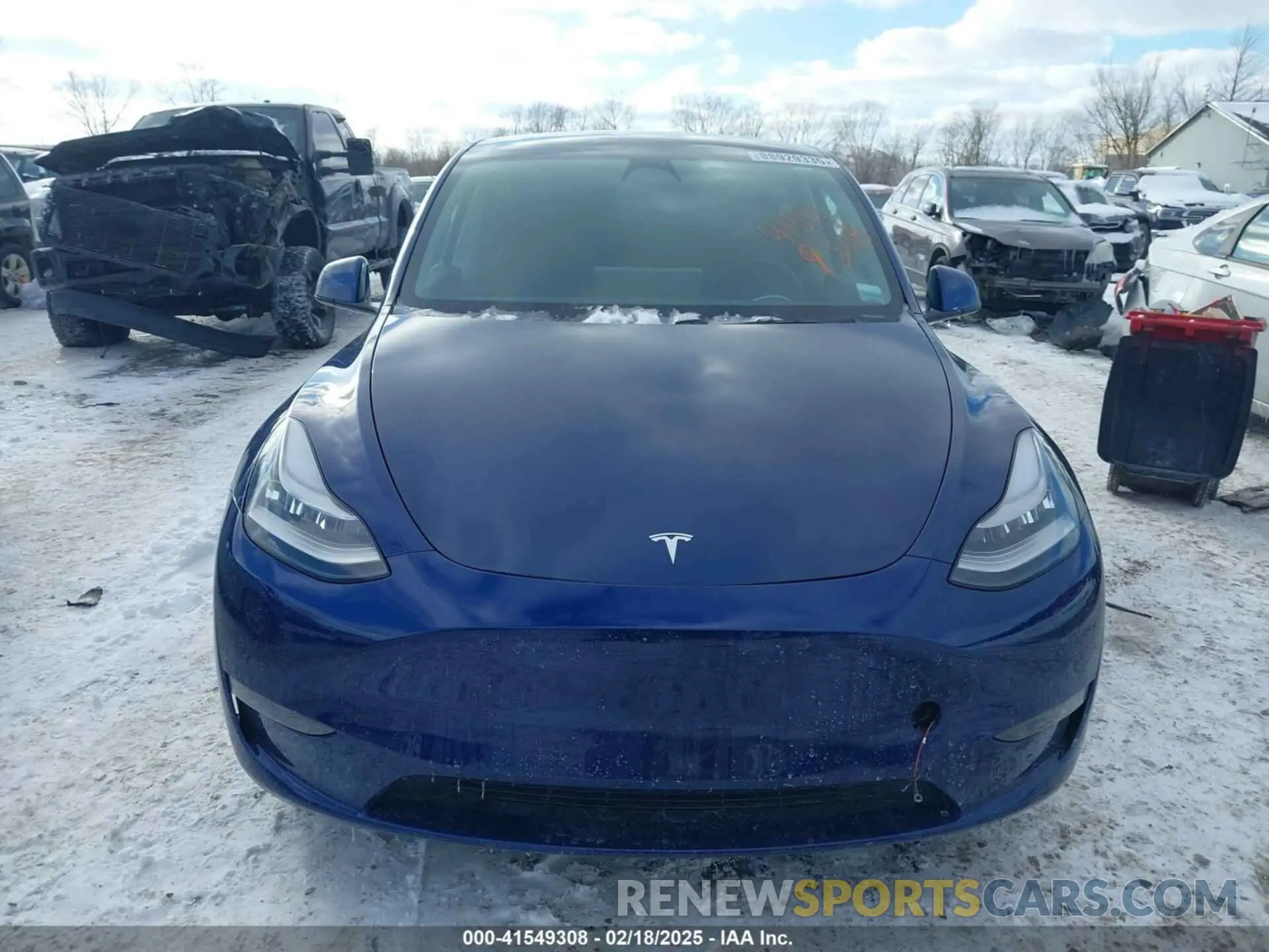 13 Photograph of a damaged car 5YJYGDEE1MF083780 TESLA MODEL Y 2021