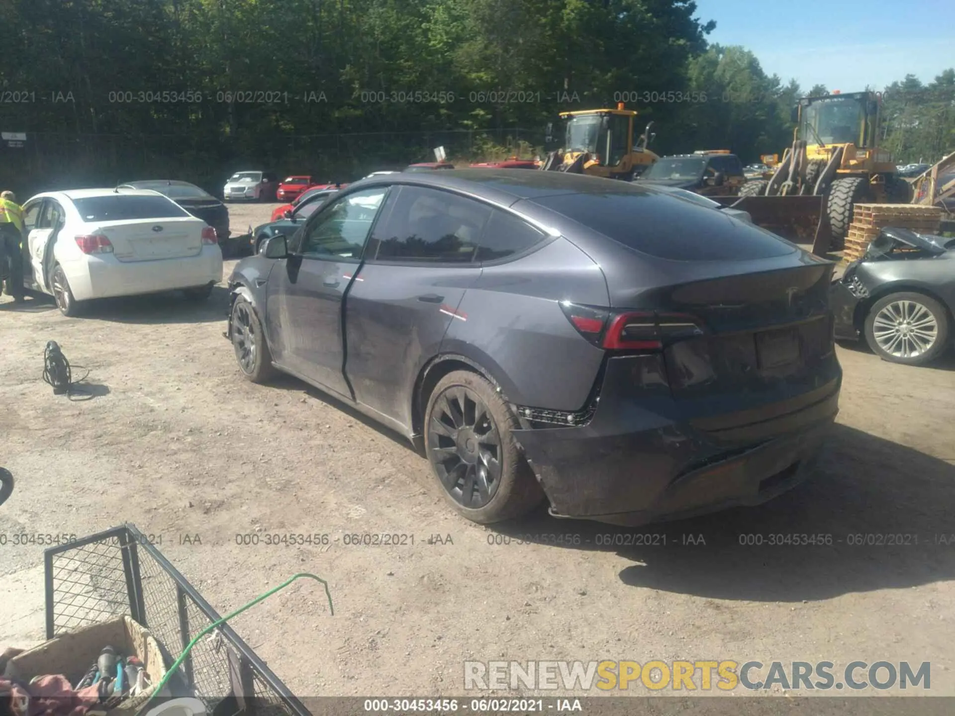 3 Photograph of a damaged car 5YJYGDEE1MF085299 TESLA MODEL Y 2021